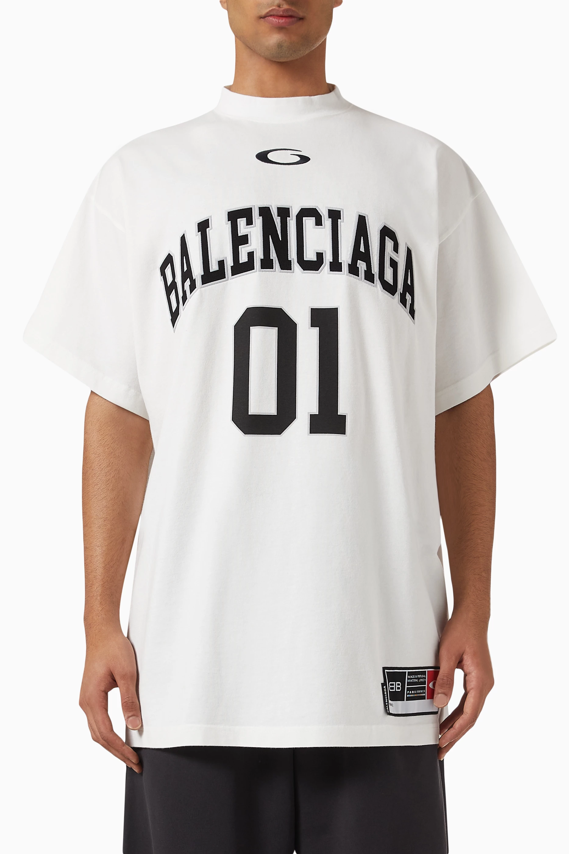 Buy Balenciaga White Basketball Series Oversized T-shirt in