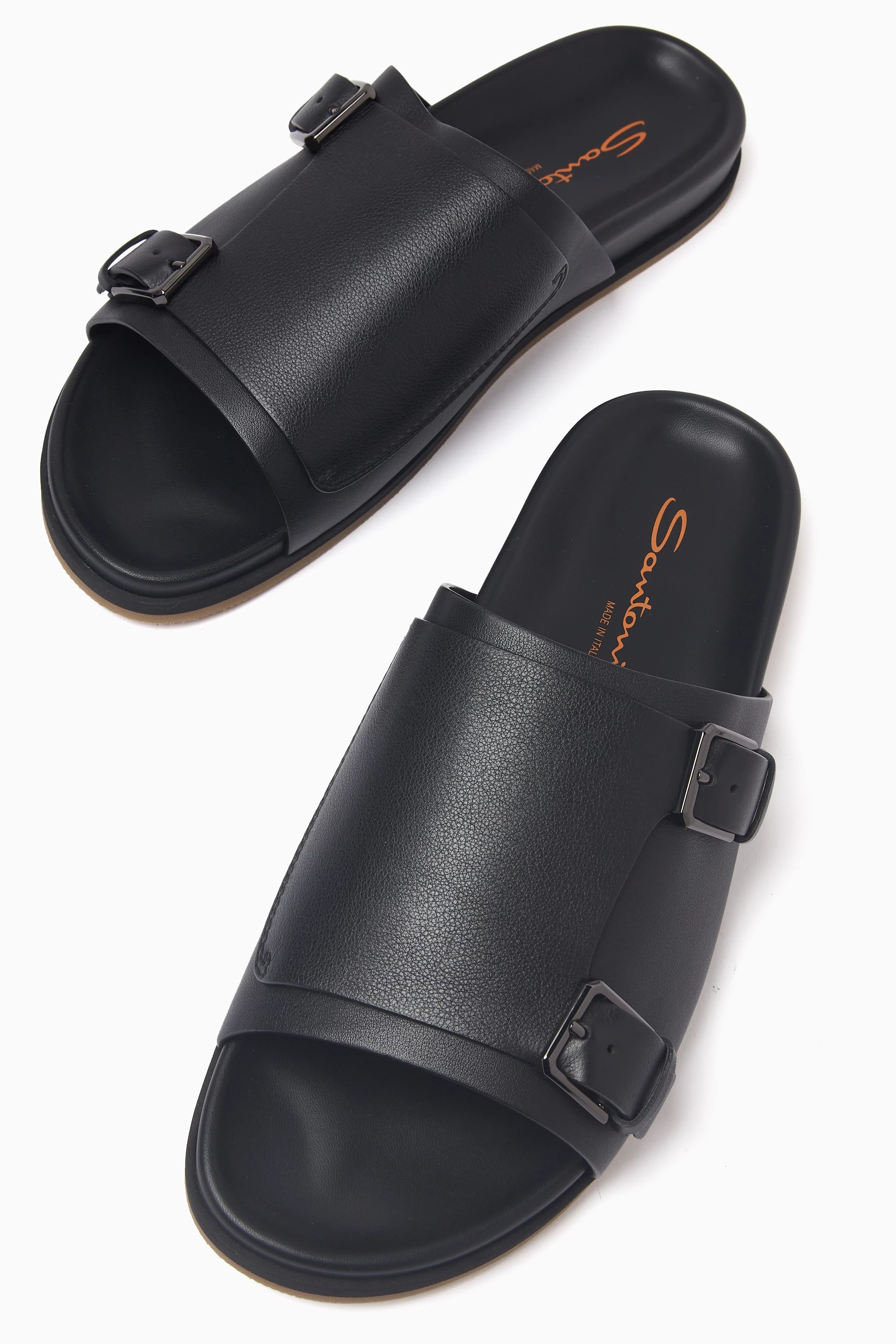 【関税&送料込】Santoni Black Leather Virna Sandals 19733047_45111301_1000.jpg