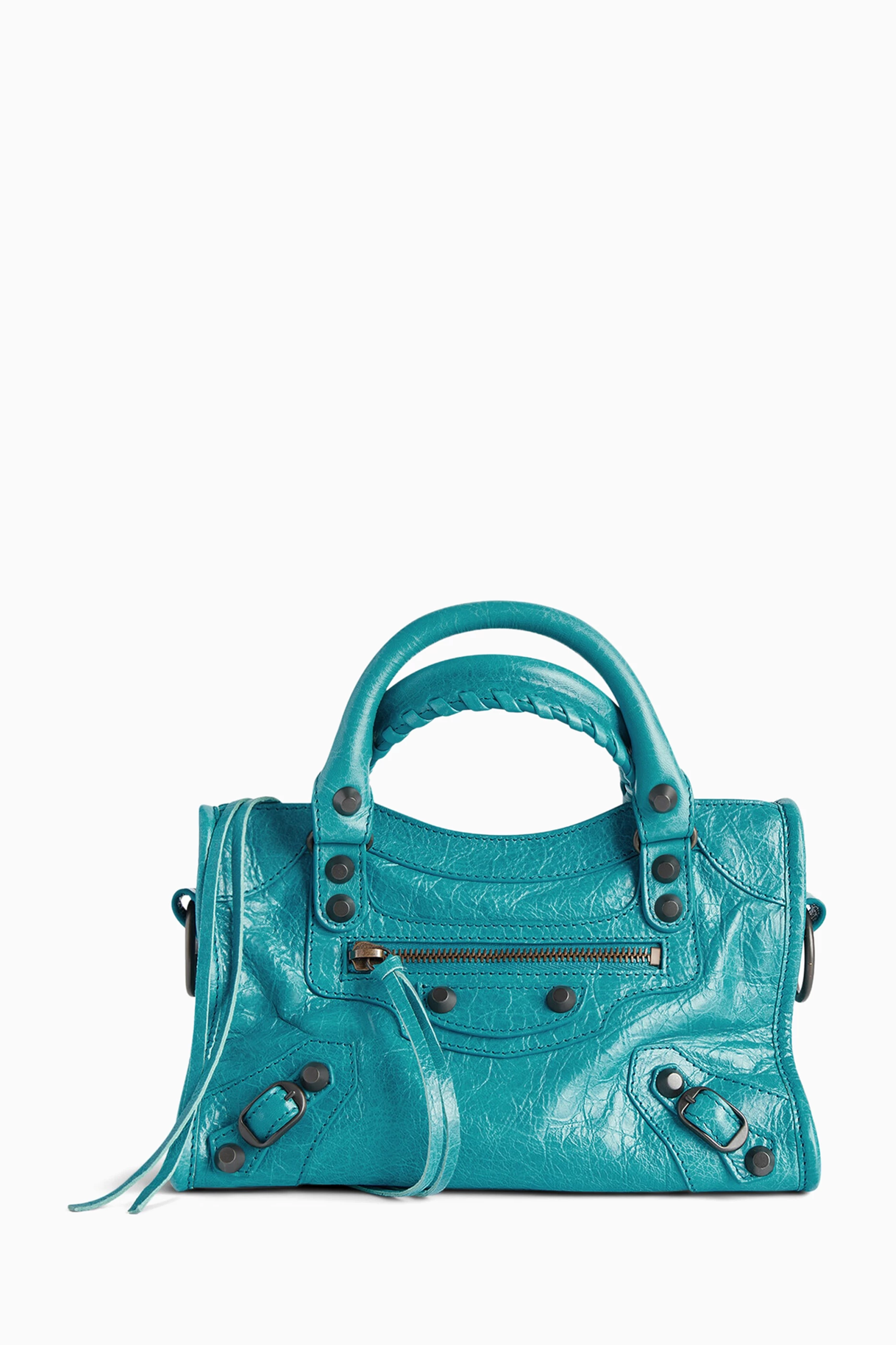 Handbag Balenciaga Mini City Size Cm Buy Balenciaga Blue Mini