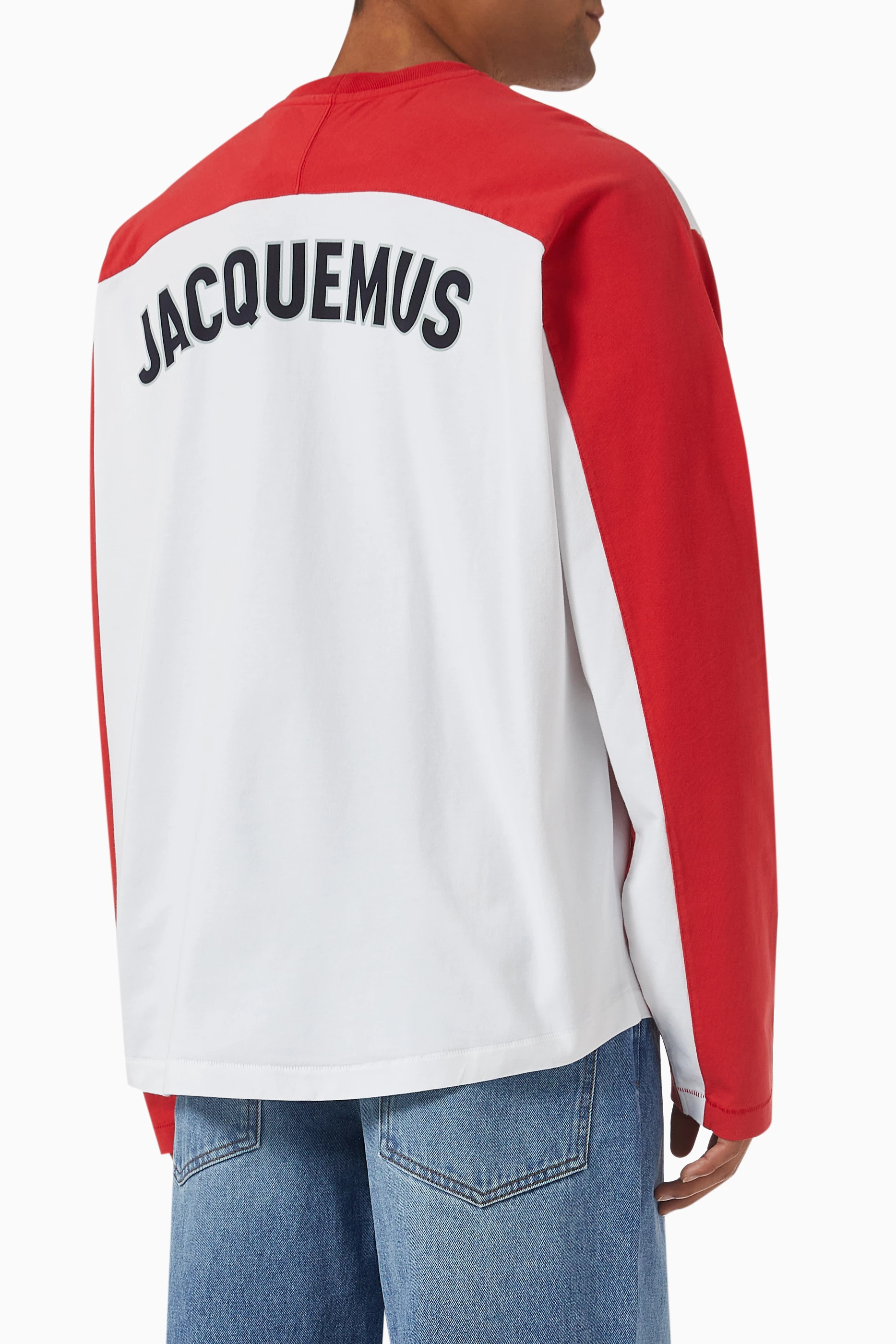 Tシャツ・カットソー JACQUEMUS Le Sweat Baseball Man to Man Multi Red 255JS298246 MUSINSA | JACQUEMUS Le Sweat Baseball Man to Man - Multi Red