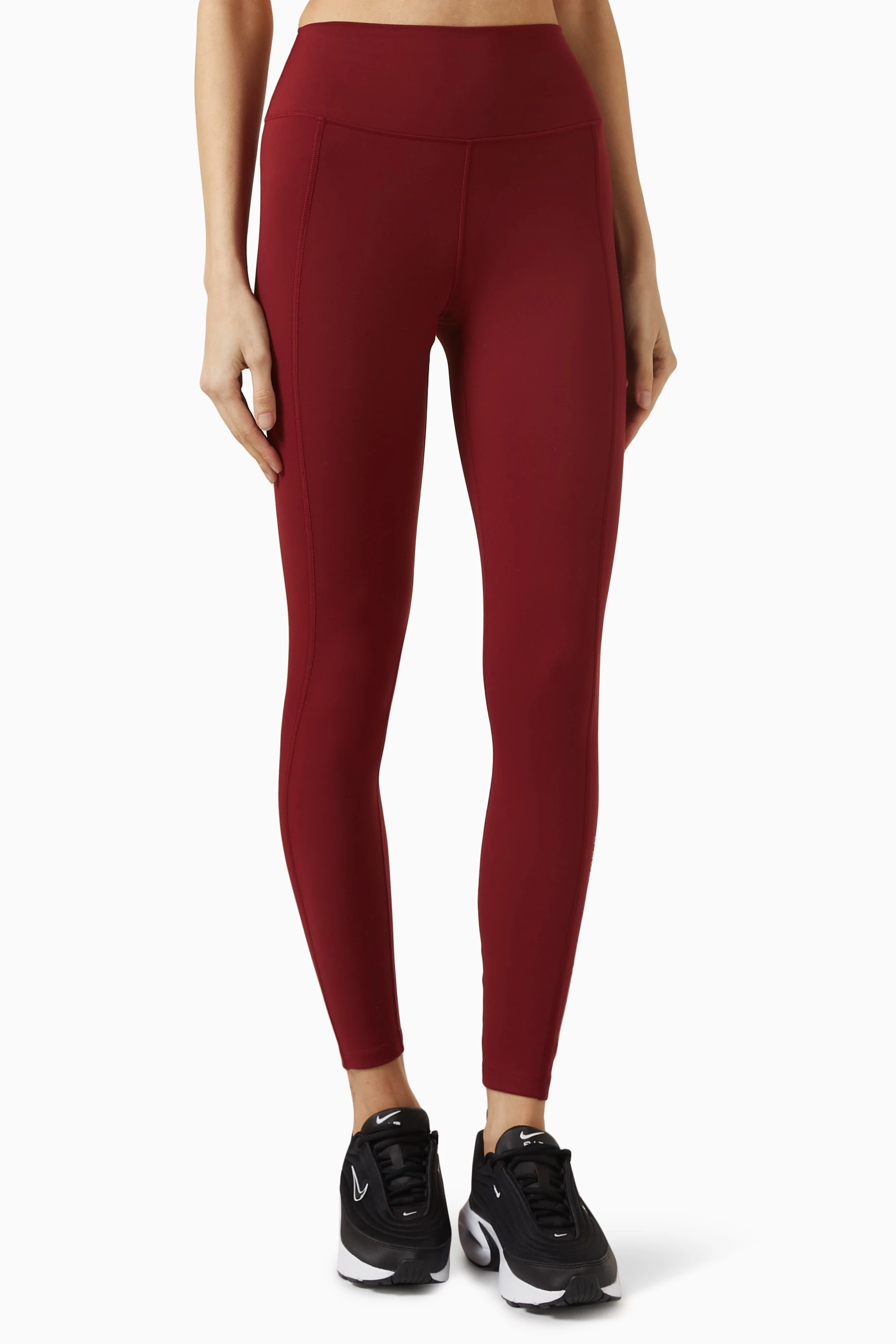 Buy Nike Burgundy High waisted Running Leggings For Women Online Ounass Saudi