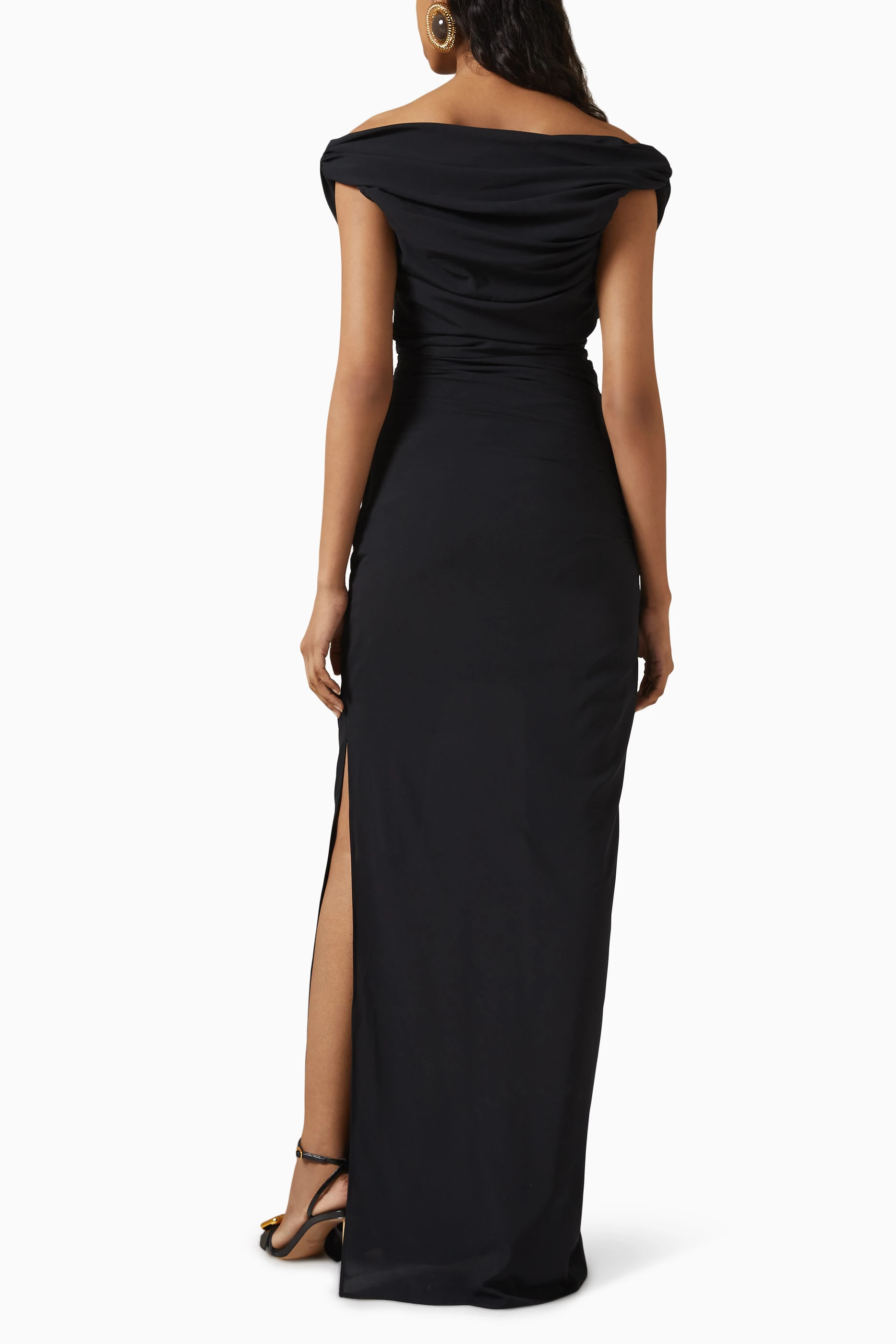 【送料&関税込】Jacquemus La Robe Rita JACQUEMUS La Robe Rita Longue in Black | FWRD