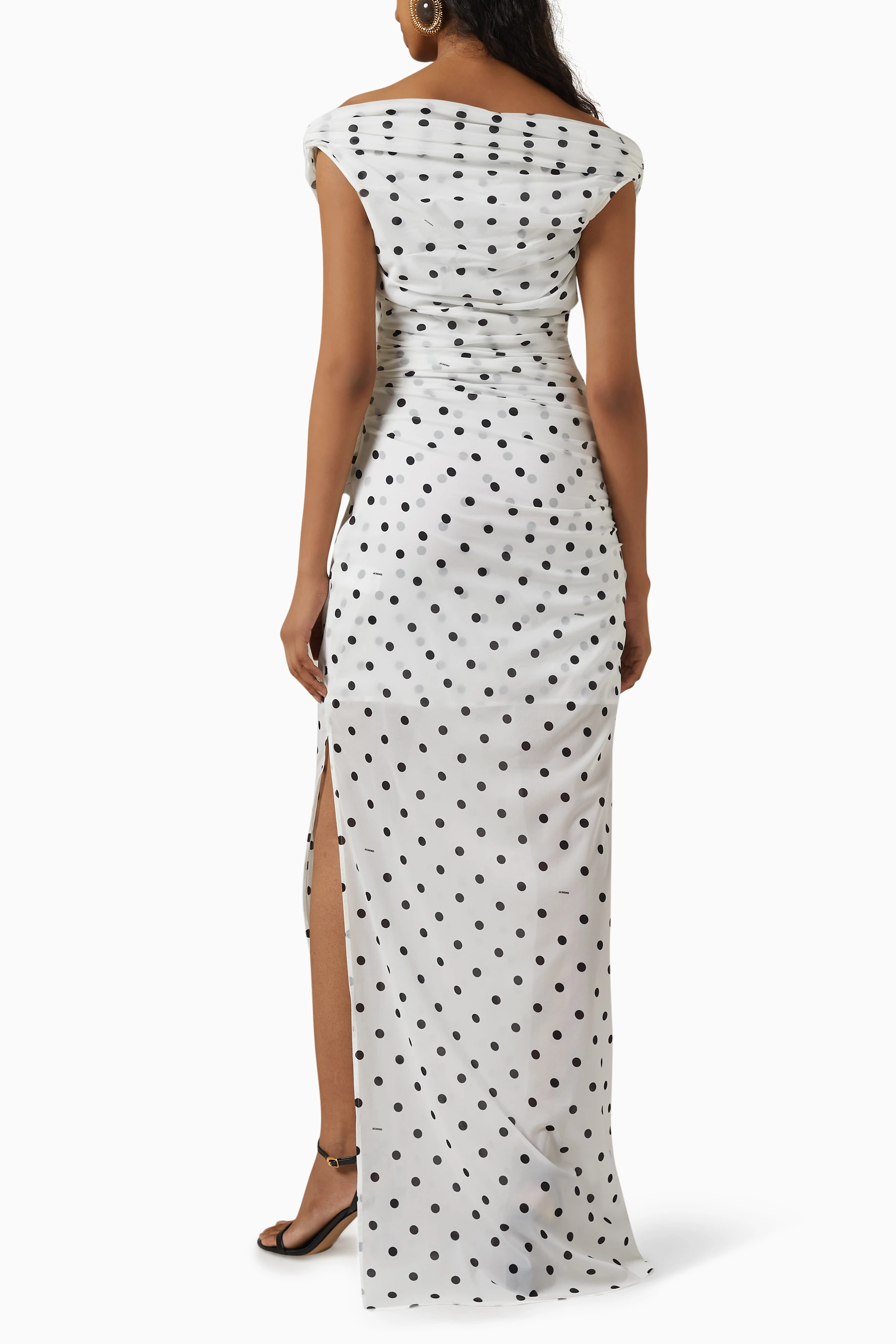 【JACQUEMUS】La Robe Rita Longue Clothing ホワイト White la robe rita longue dress Jacquemus - women