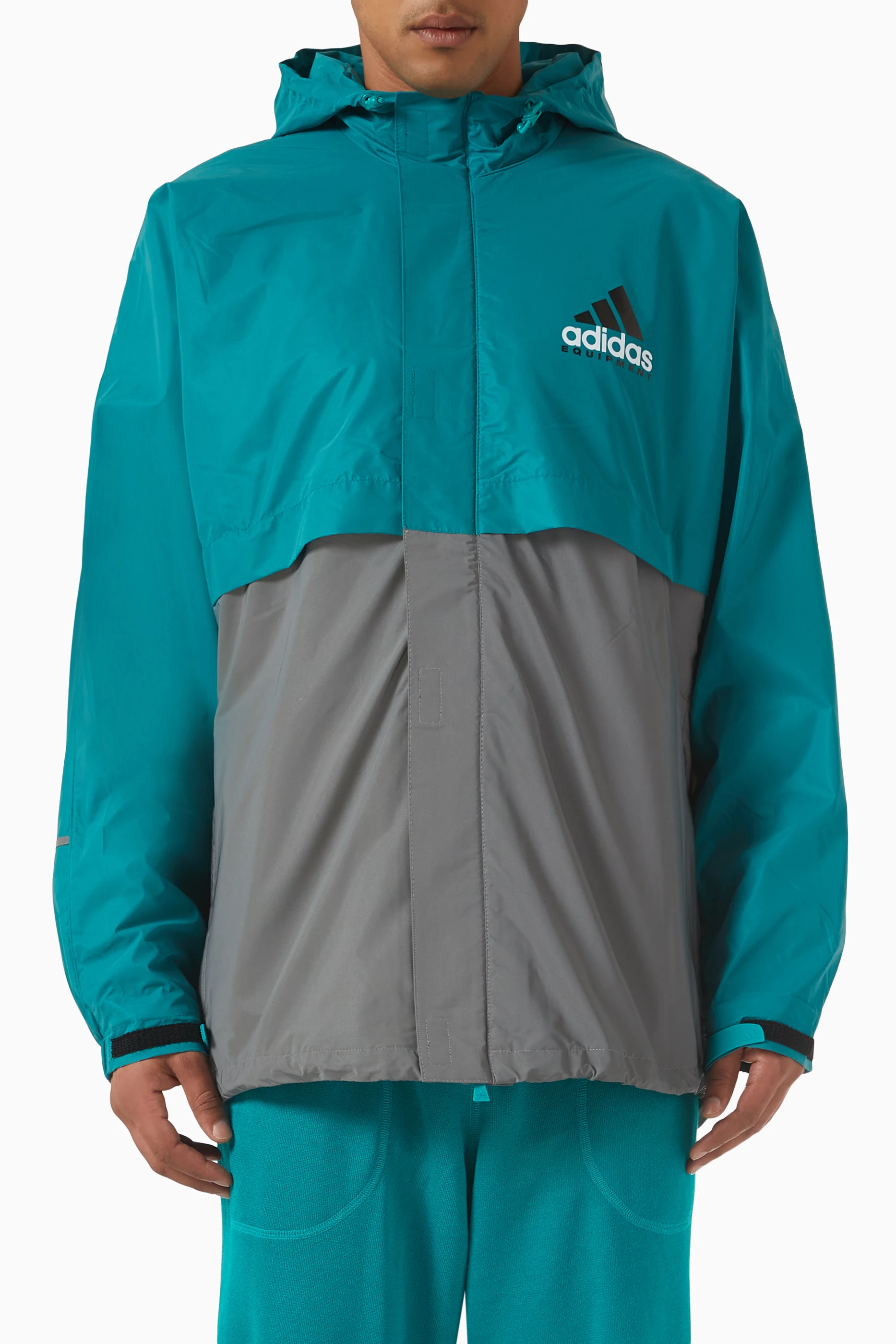 Buy adidas Green EQT Windbreaker Jacket For Men Online | Ounass Saudi