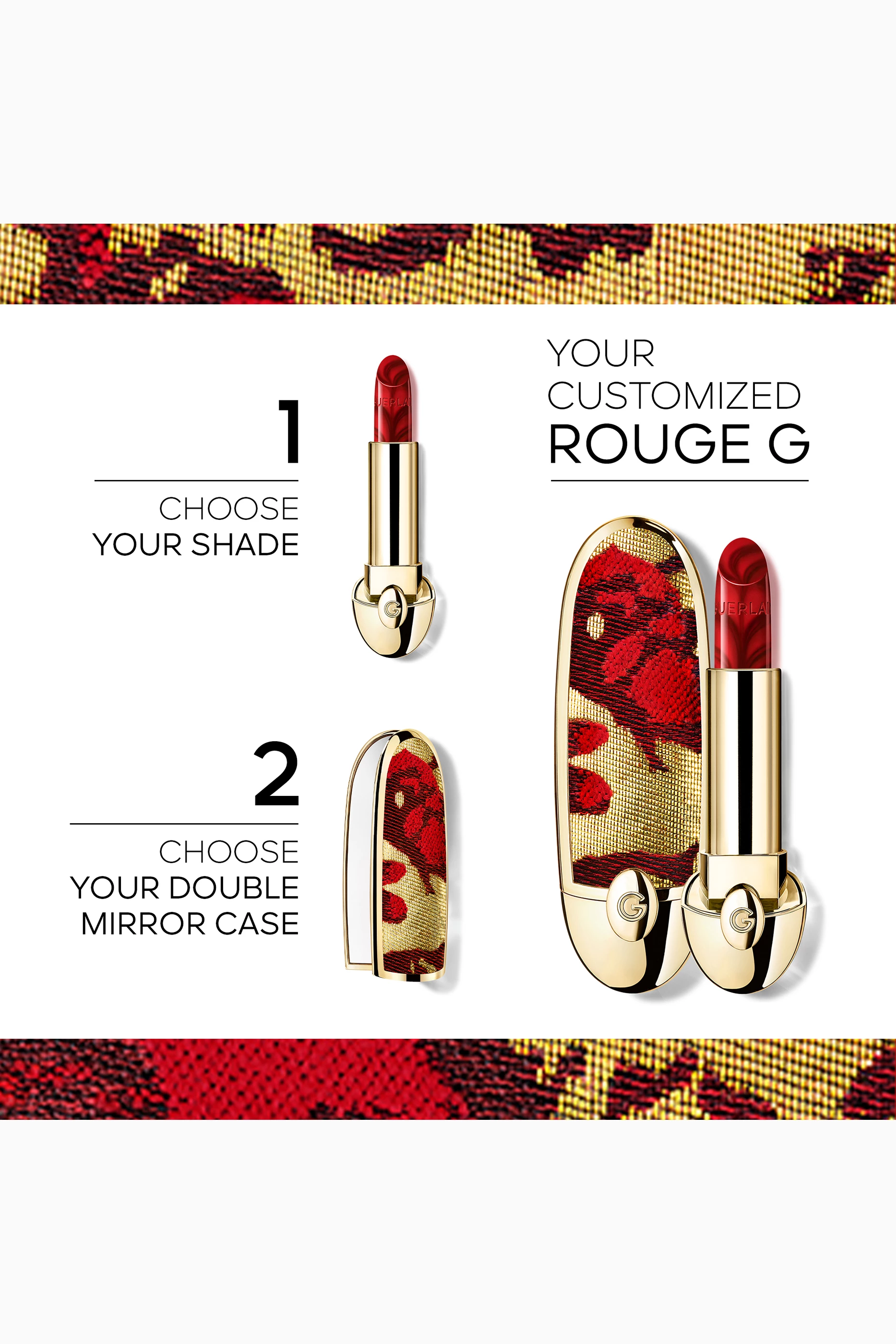 Buy Guerlain Mystic Red Rouge G The Double Mirror Jewel Case For