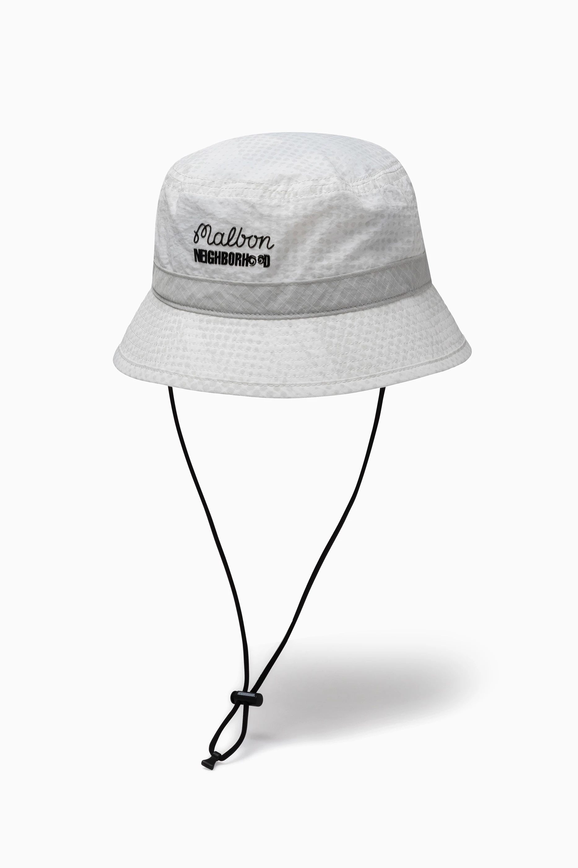Buy Neighborhood White x Malbon Golf Bucket Hat in Nylon-taffeta
