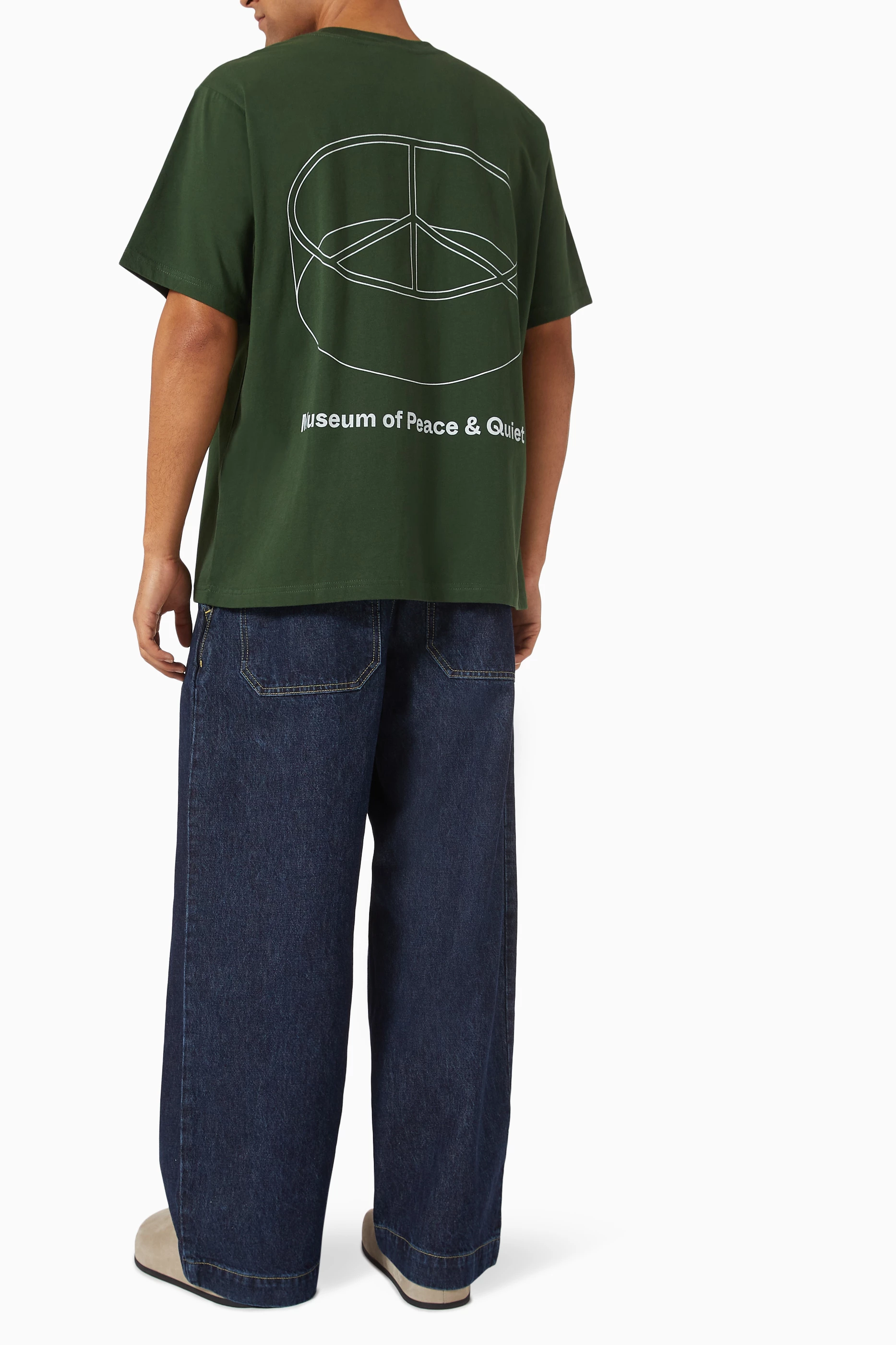 Buy Museum of Peace & Quiet Green Installation T-shirt in Cotton