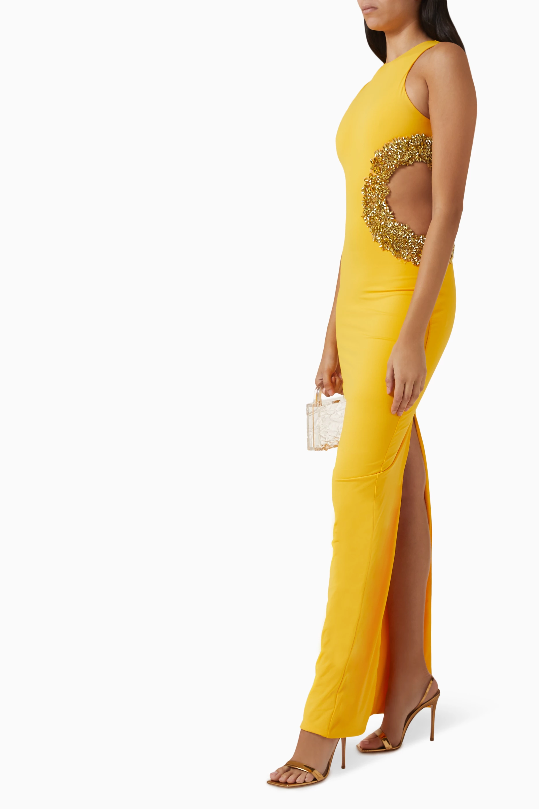black bandage maxi dress GINA BLACK STRAPLESS DIAMOND V-NECK BANDAGE MAXI DRESS – AIIZIE