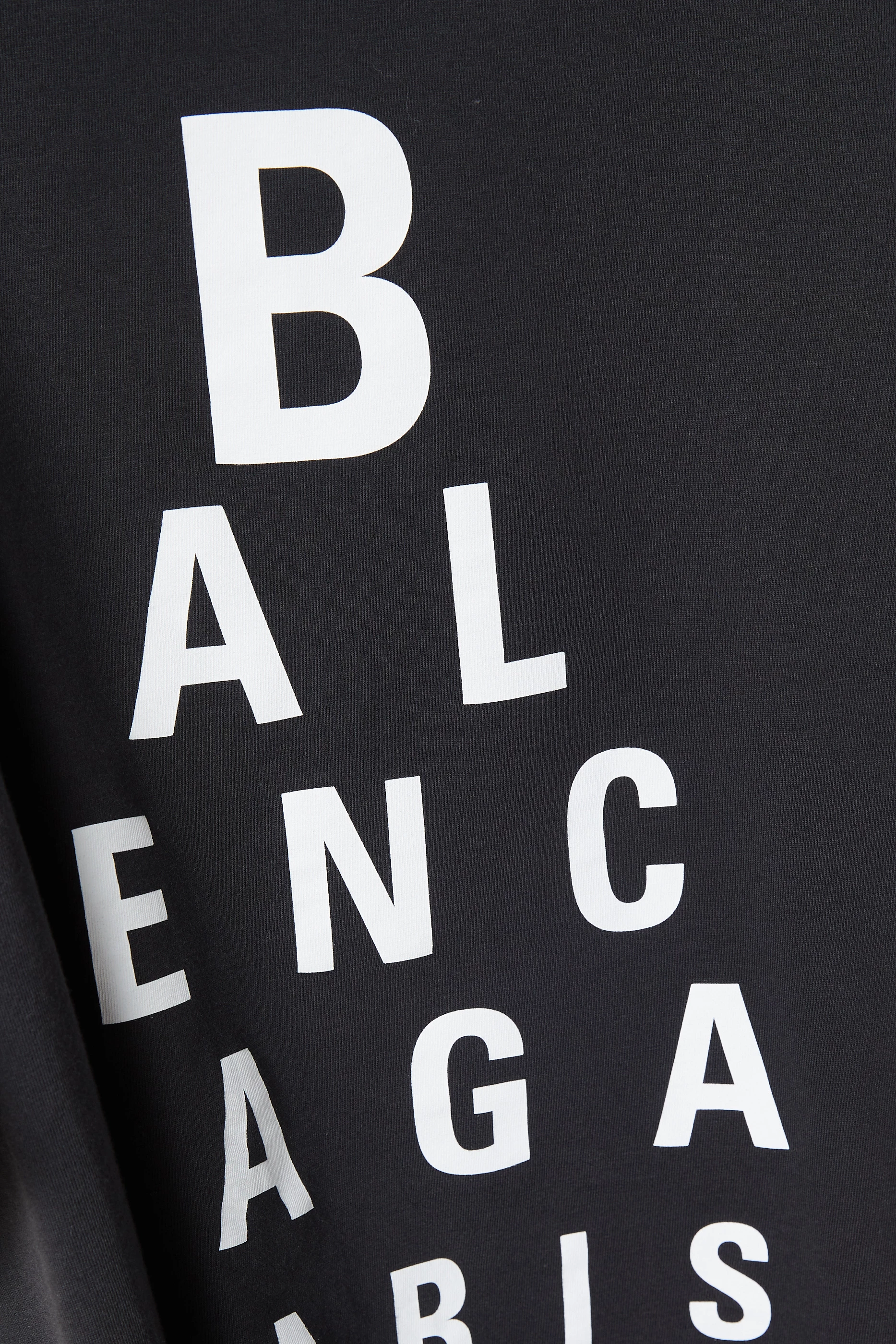 Buy Balenciaga Black Optical Oversized T-shirt in Tubular
