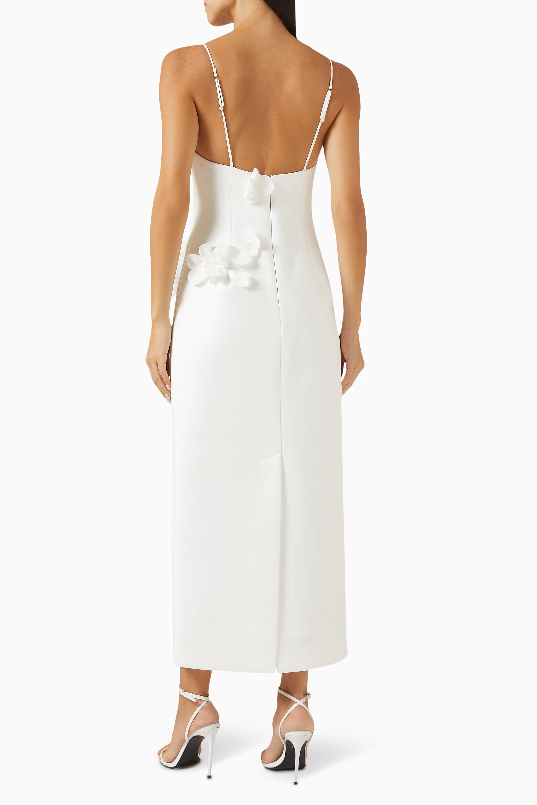 bilston midi dress Bilston Floral-embellished Midi Dress
