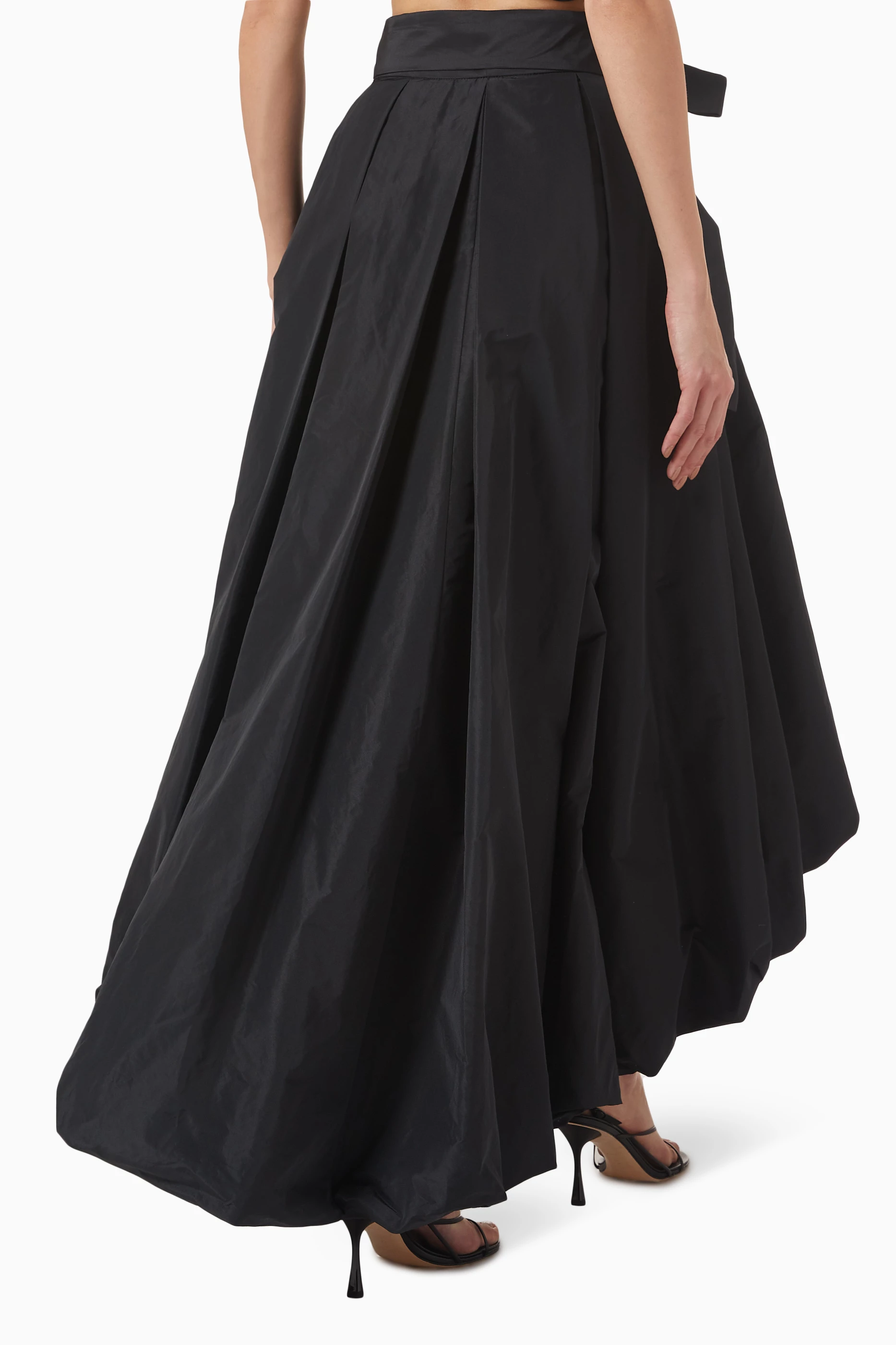 スカート PINKO BARBAGIANNI WIDE SKIRT WITH BOW PINKO Barbagianni Skirt | Green | FARFETCH