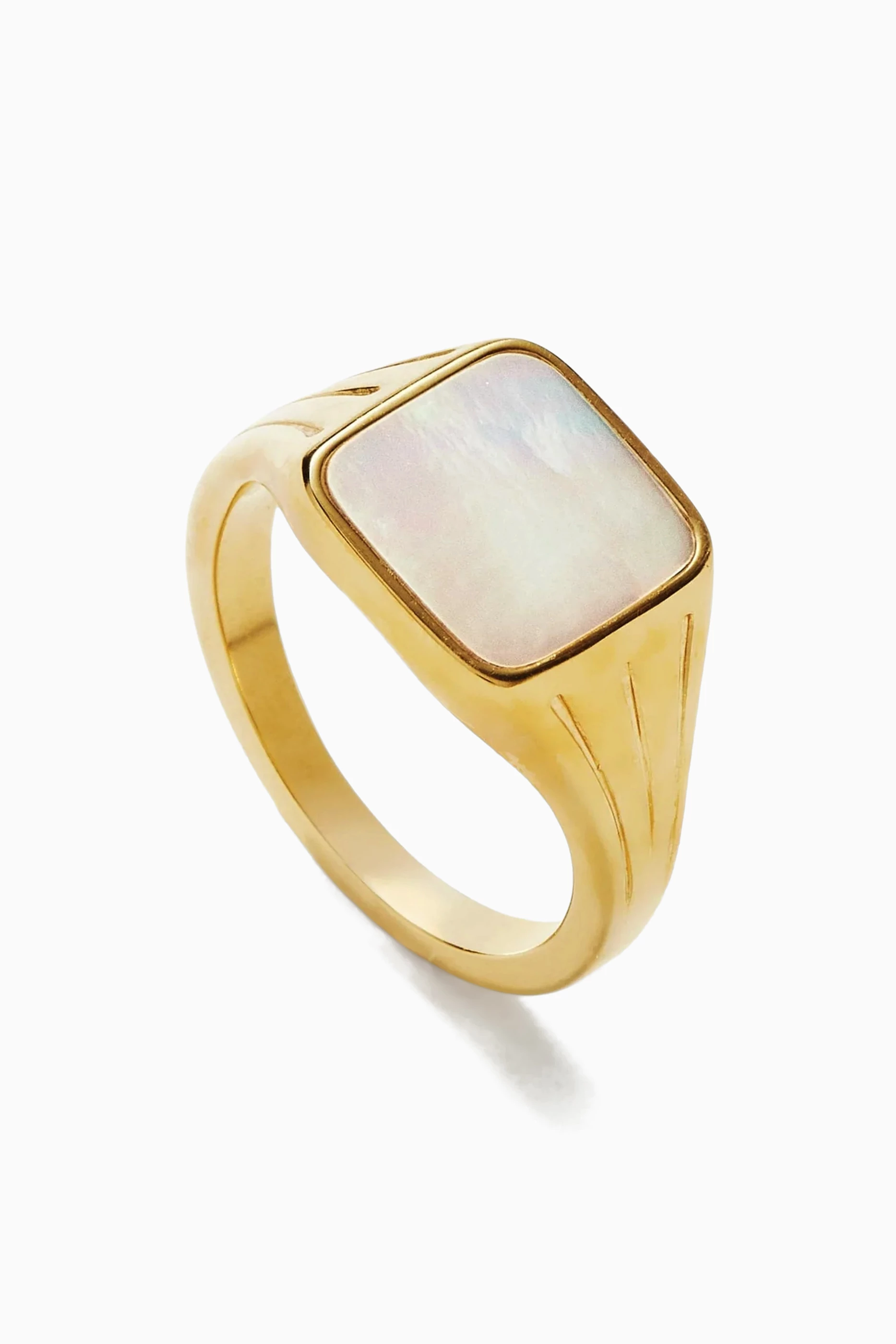 MISSOMA LUCY WILLIAMS コイン シグネット リング 指輪 関税込 Lucy Williams Square Signet Ring | Sterling Silver/Black