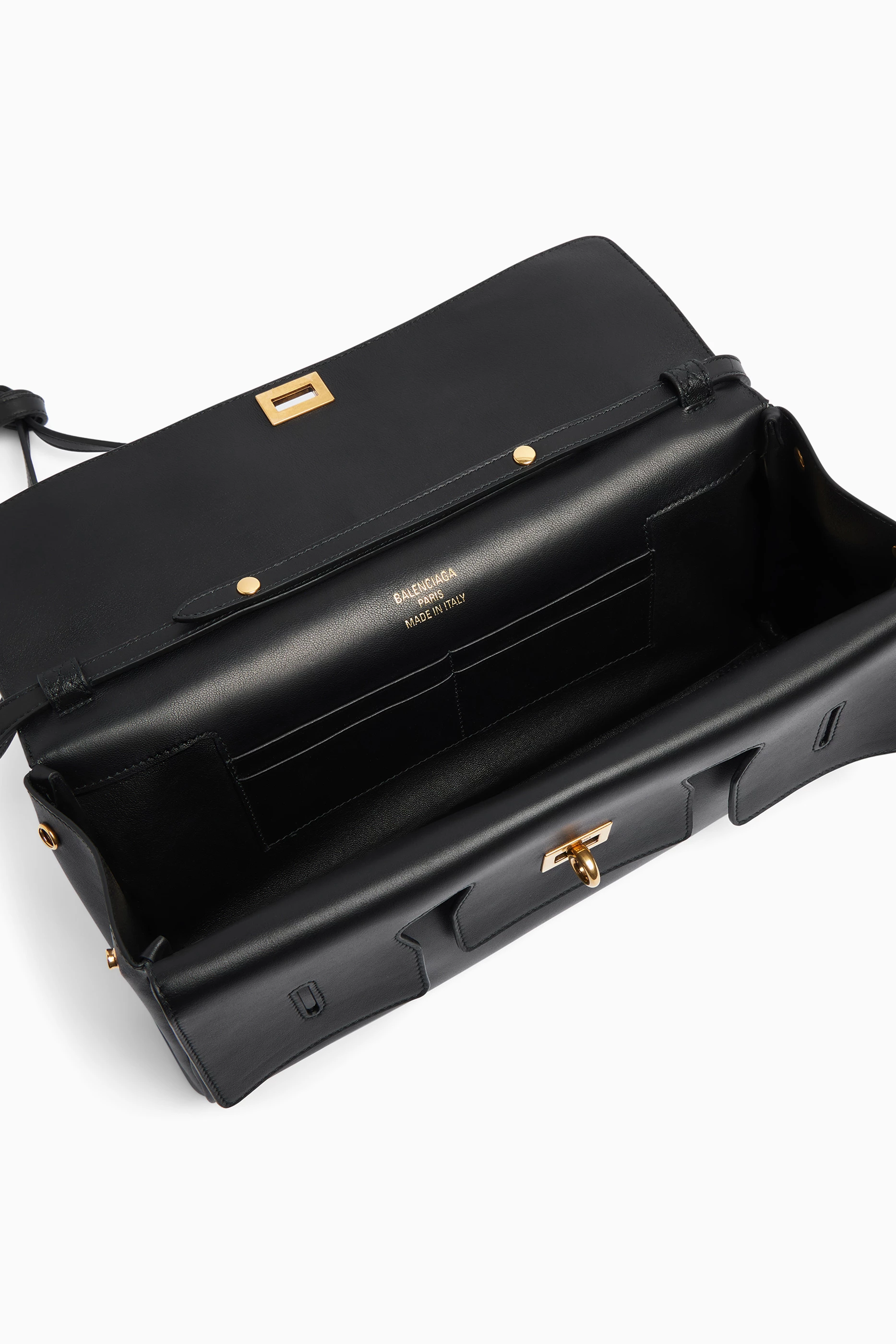 クラッチバッグ Balenciaga Small Bel Air leather clutch w/ strap Medium-8349432ABAV6036_F.jpg?v=7