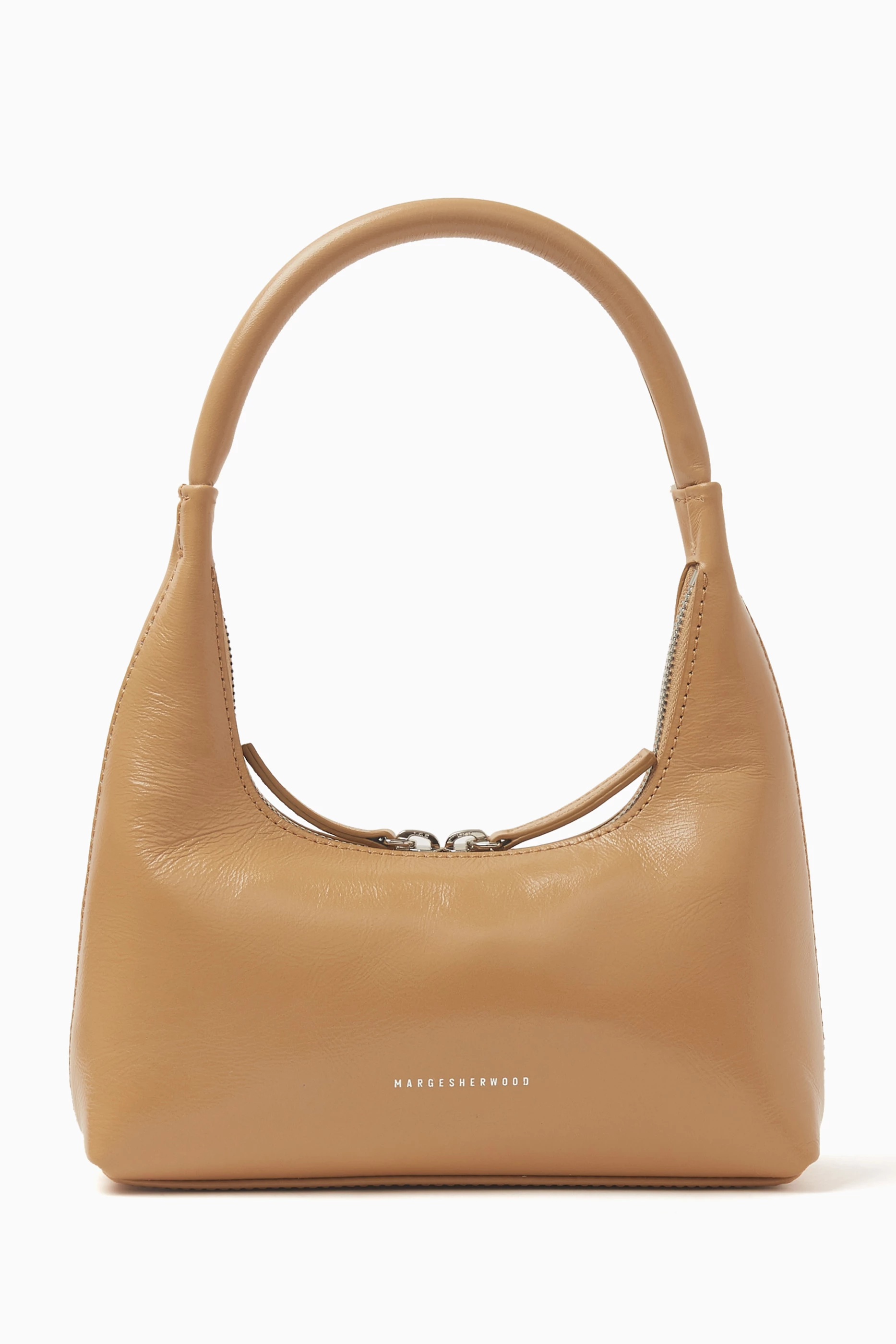 Buy MARGE SHERWOOD Neutral Mini Hobo Shoulder Bag in