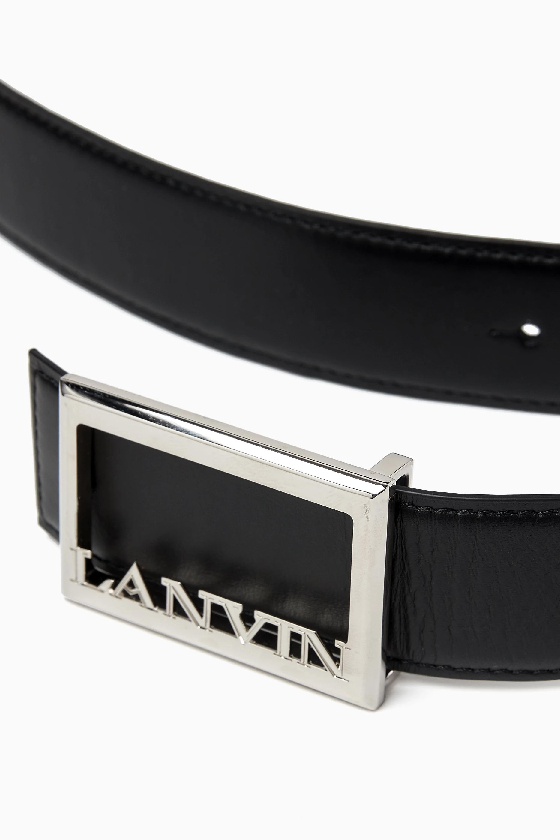 LANVIN Vintage, exquisite Belt with Two-Tone Buckle Lanvin Men main image 3