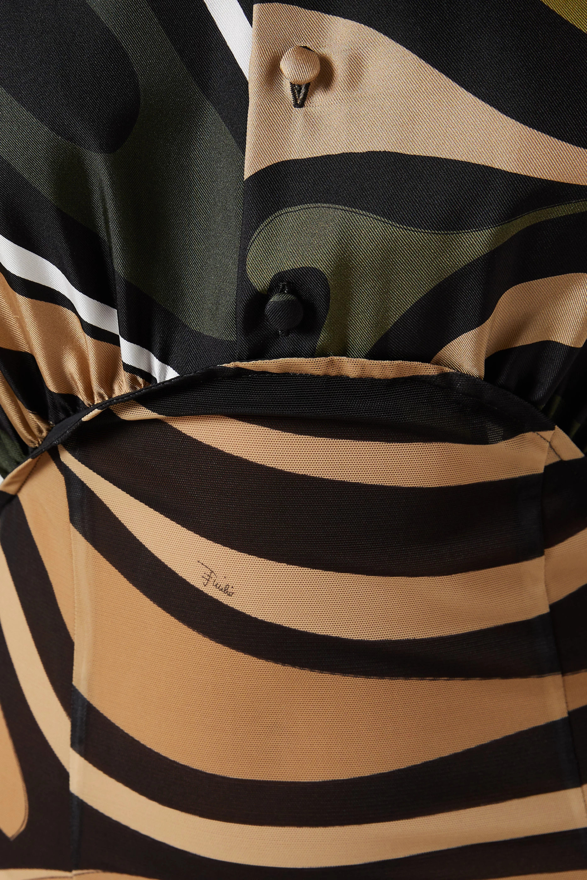 Buy Pucci Green Marmo-print Mini Dress in Silk Twill For Women Online |  Ounass Saudi