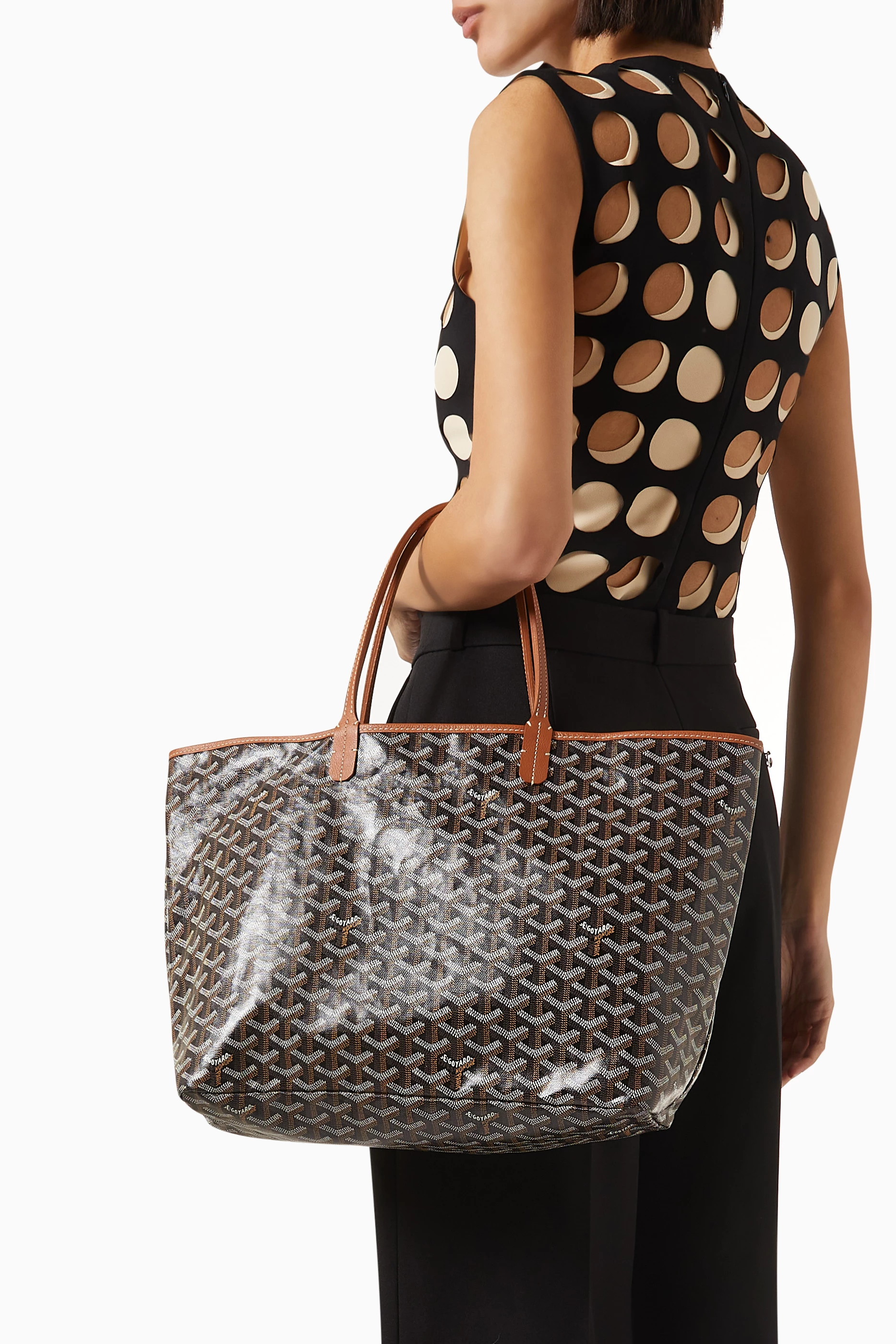 Goyard Saint Louis Tote Goyard Black Tote Bag Buy Goyard Pre-Loved