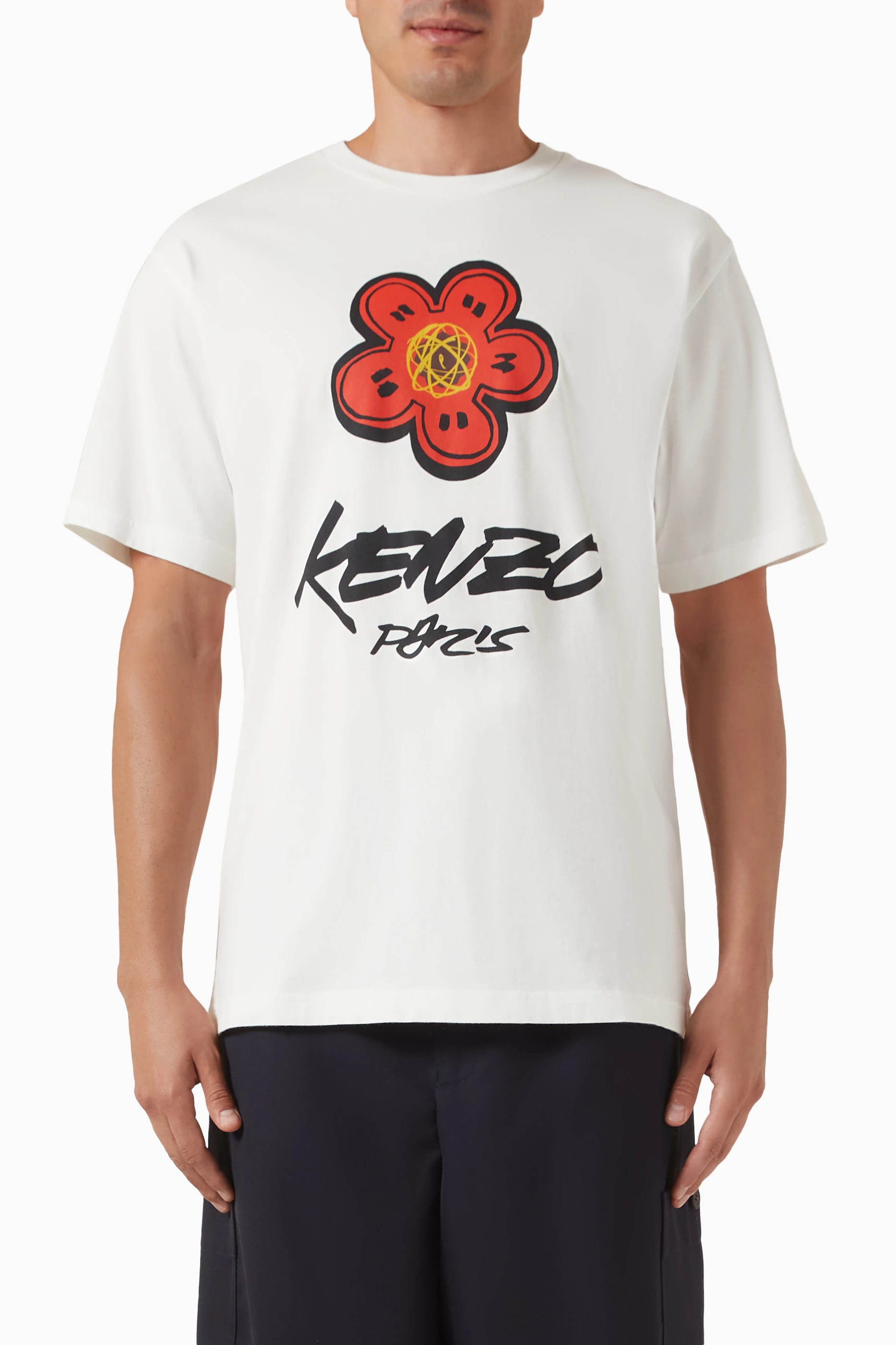 Buy KENZO Neutral x Futura 2000 T-Shirt In Cotton For Men Online