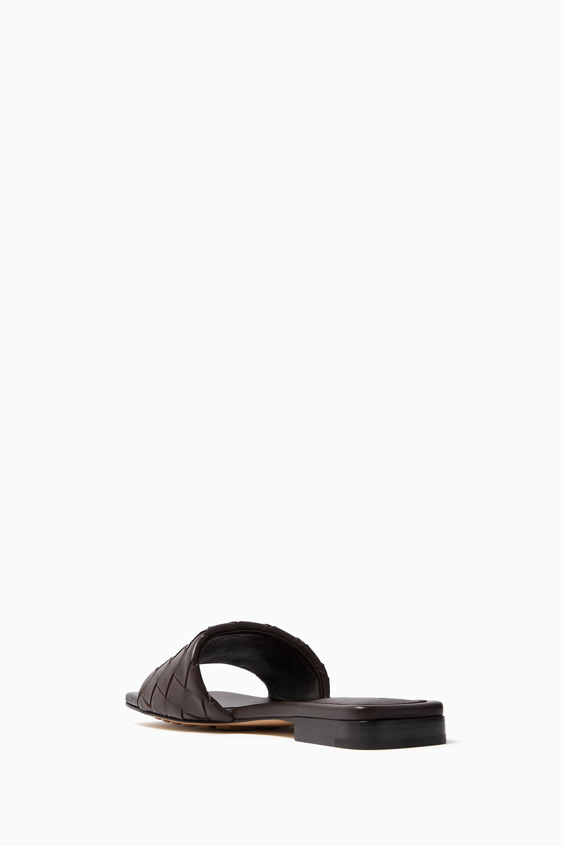 Buy Bottega Veneta Brown Parco Mule Sandals in Intrecciato
