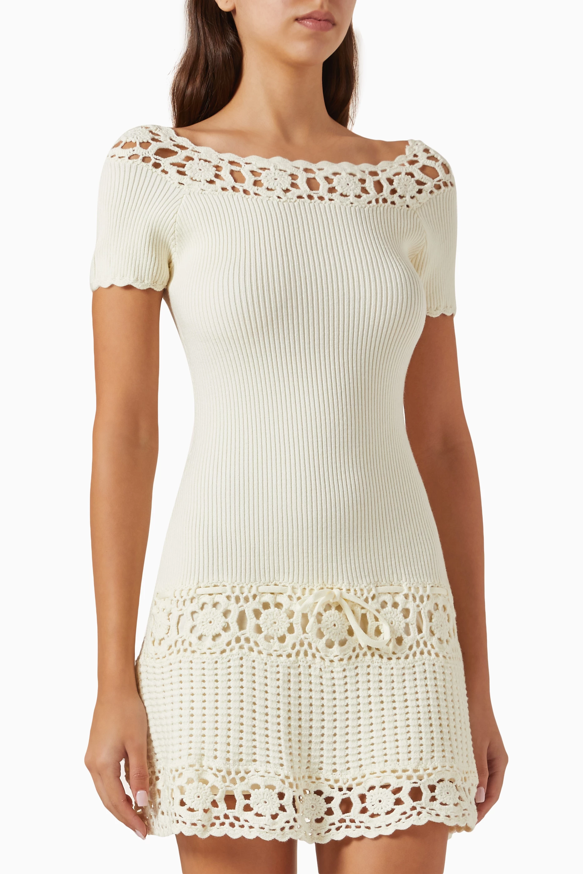 Buy Frankies Bikinis White x Bella Hadid Libra Mini Dress For Women Online  | Ounass Saudi