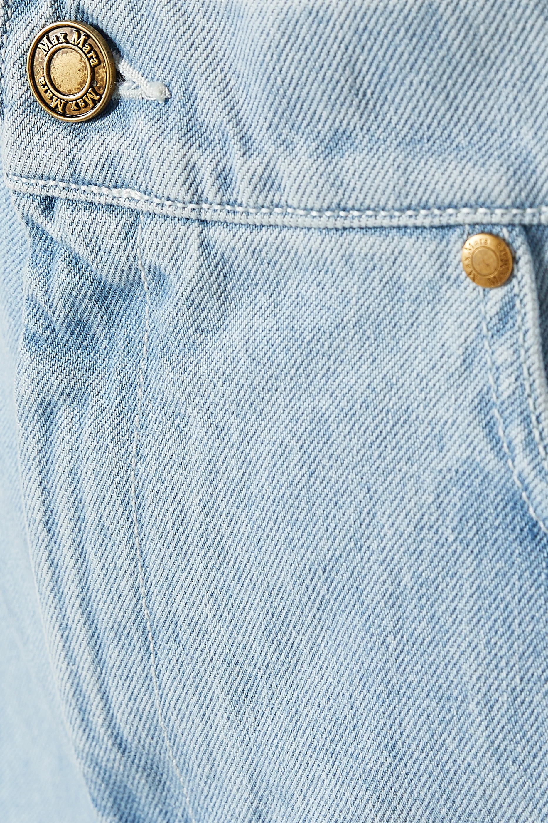 デニム・ジーパン Max Mara Denim Affari Wide-Leg Jeans Affari high-rise wide-leg jeans in blue - Max Mara | Mytheresa