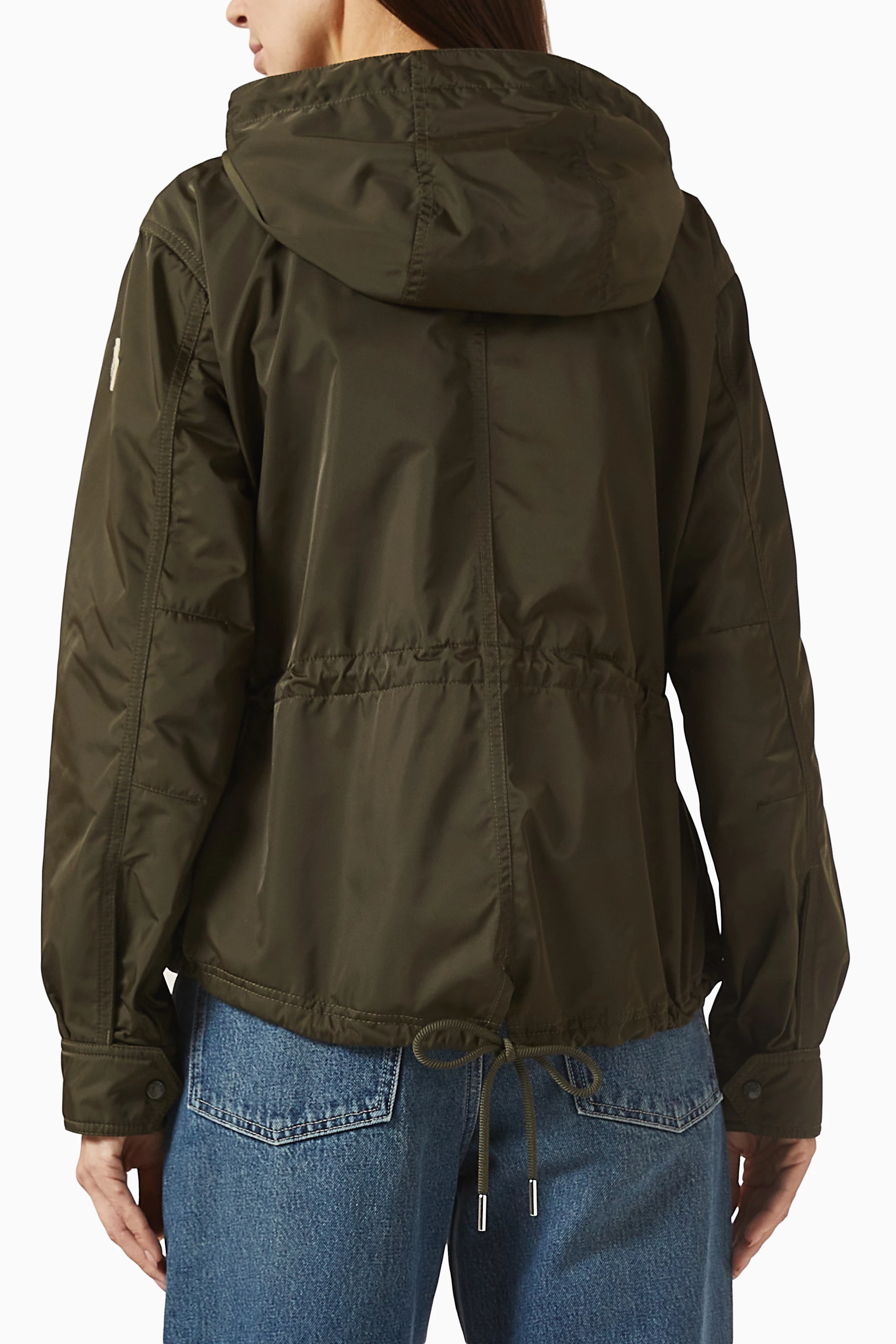 Buy Moncler Neutral Noizay Short Parka Jacket For Women Online