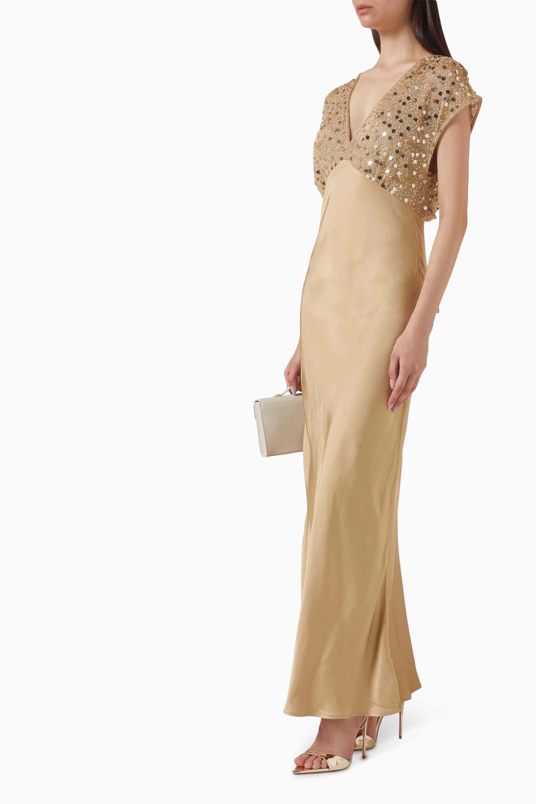 gold sequin elodie dress Gold Sequin Elodie Dress