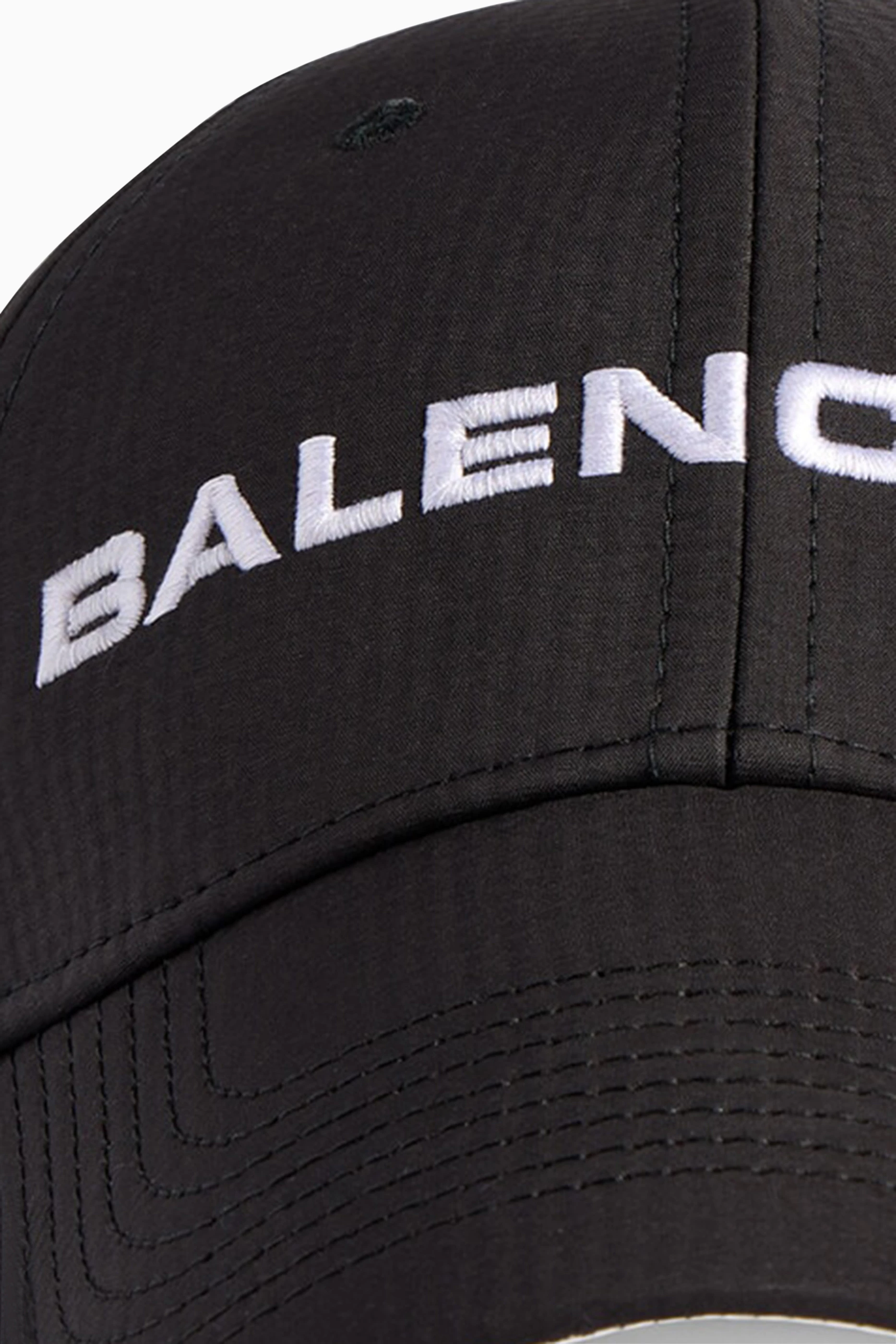 Buy Balenciaga Black Unisex Logo Baseball Cap For UNISEX Online