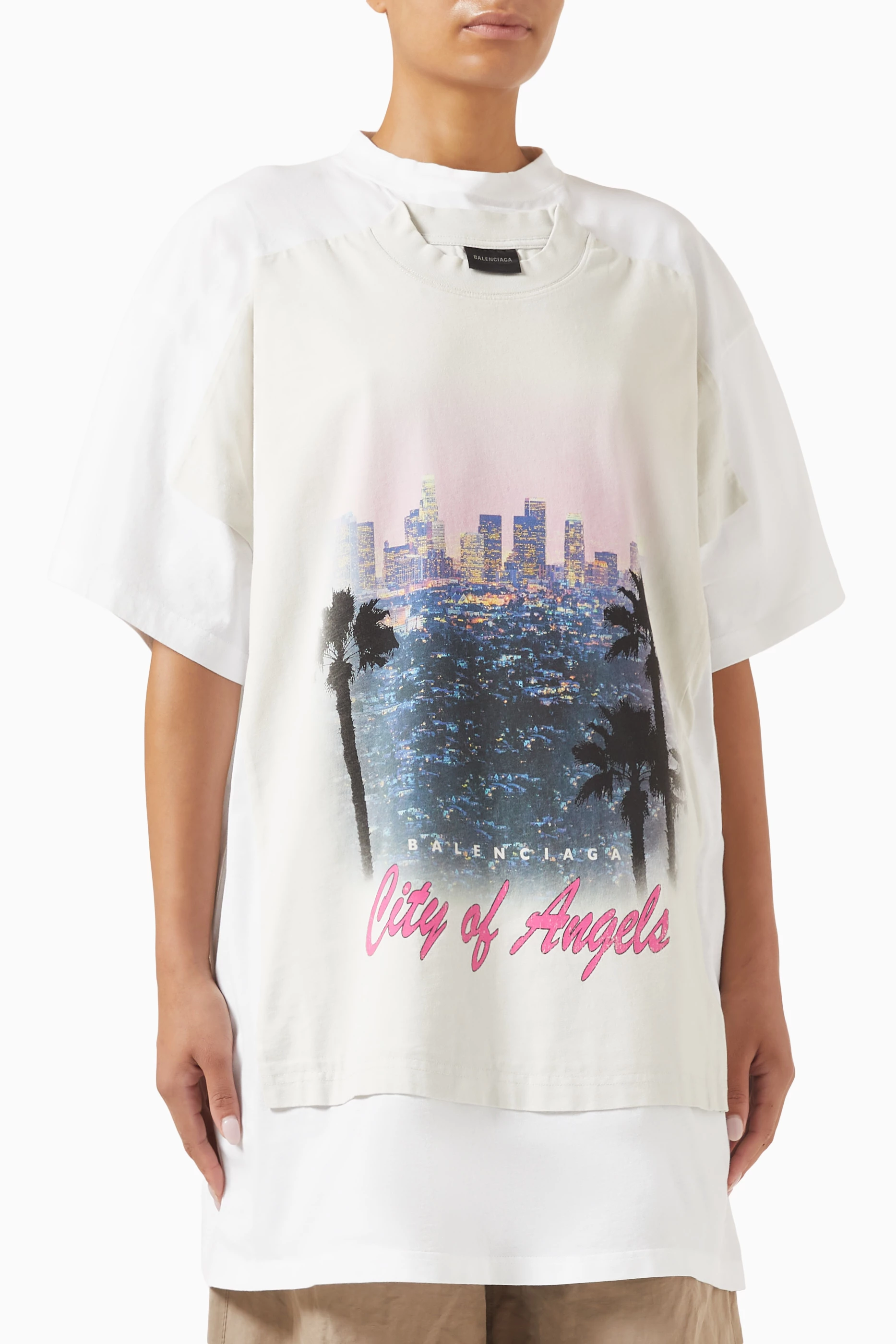 【BALENCIAGA】City Of Angels Patched Dress パッチドレス Balenciaga City Of Angels Patched Dress - Black | Editorialist