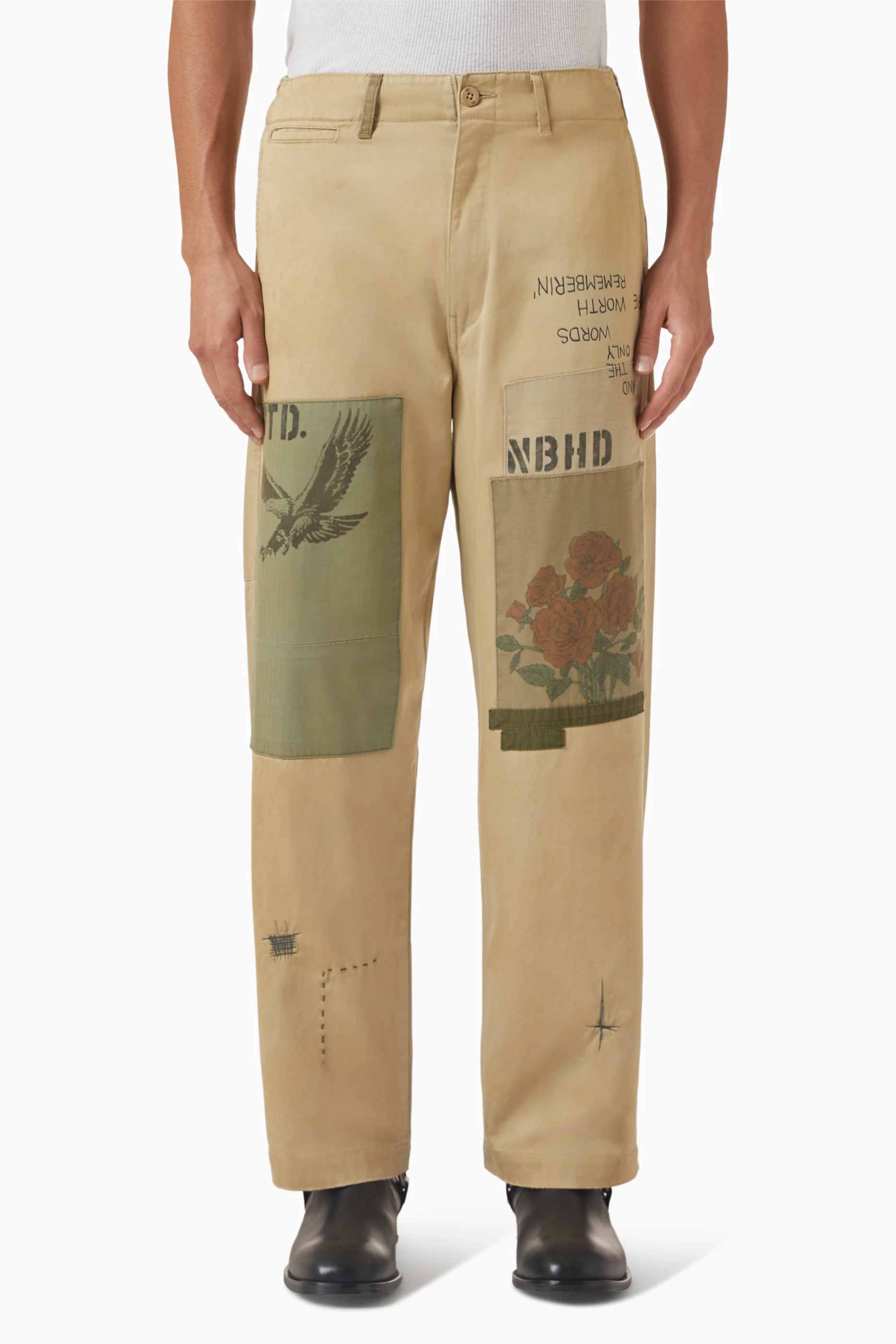 Buy Neighborhood Neutral x OOTD Savage Chino Pants in Cotton For