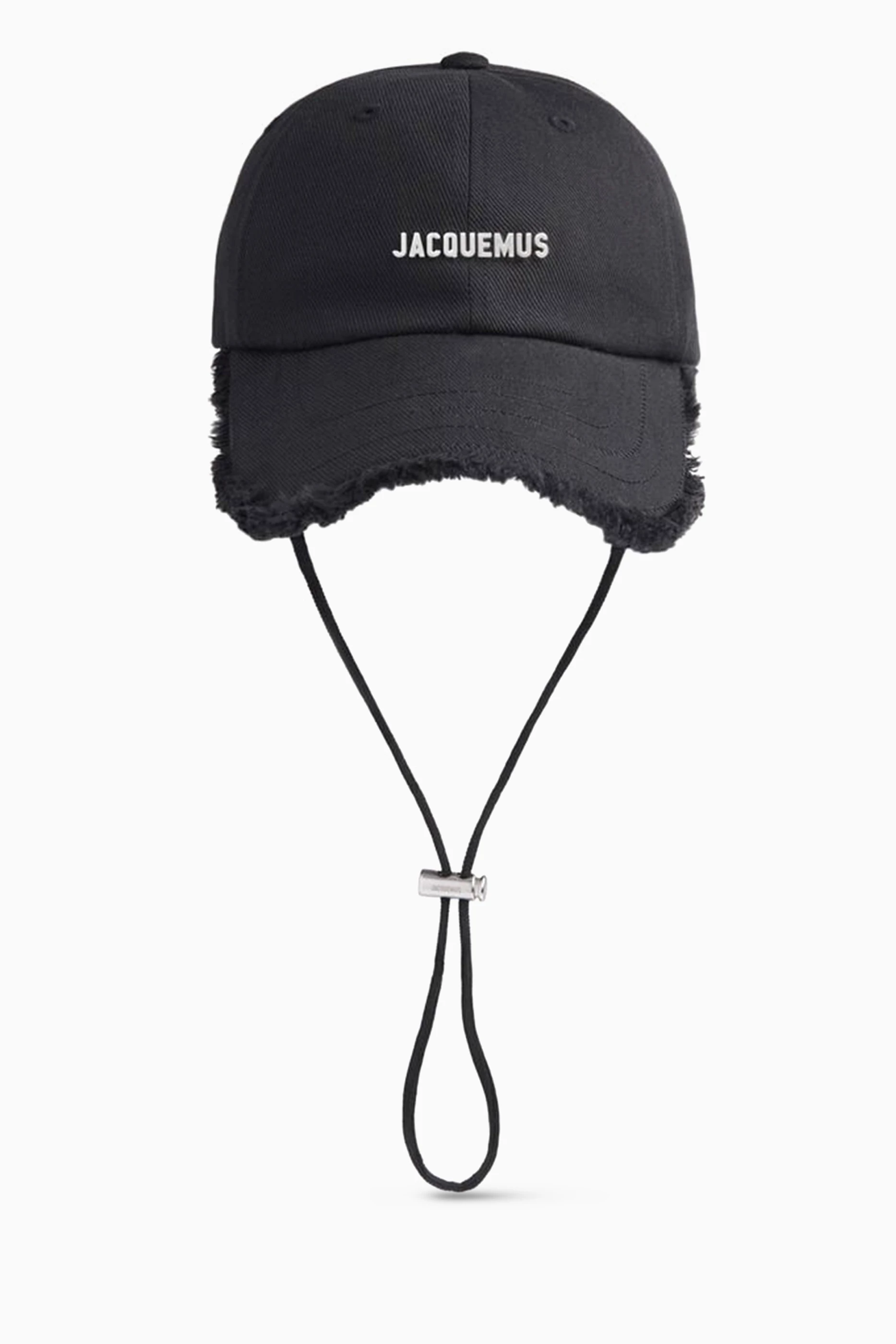 Buy Jacquemus Black La Casquette Artichaut Baseball Cap in Cotton