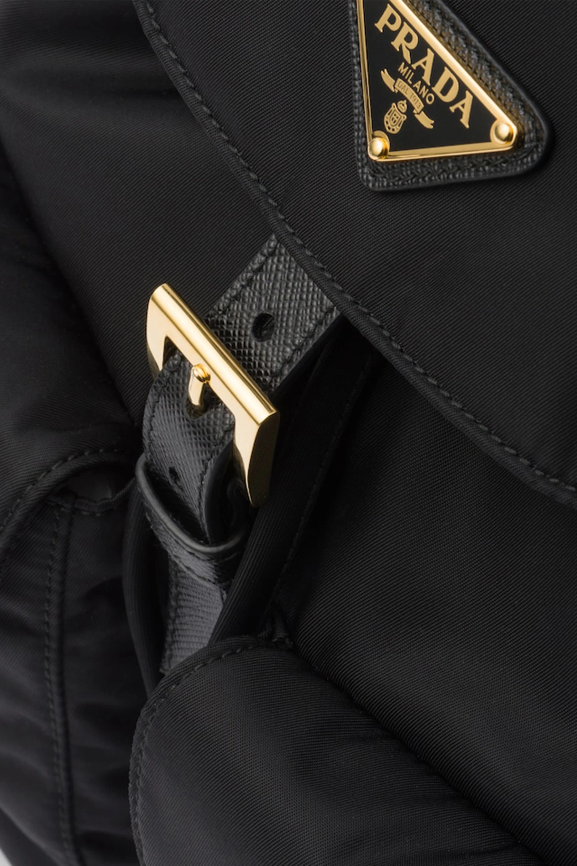 Buy Prada Black Re-Edition 1978 Backpack in Re-Nylon For Women