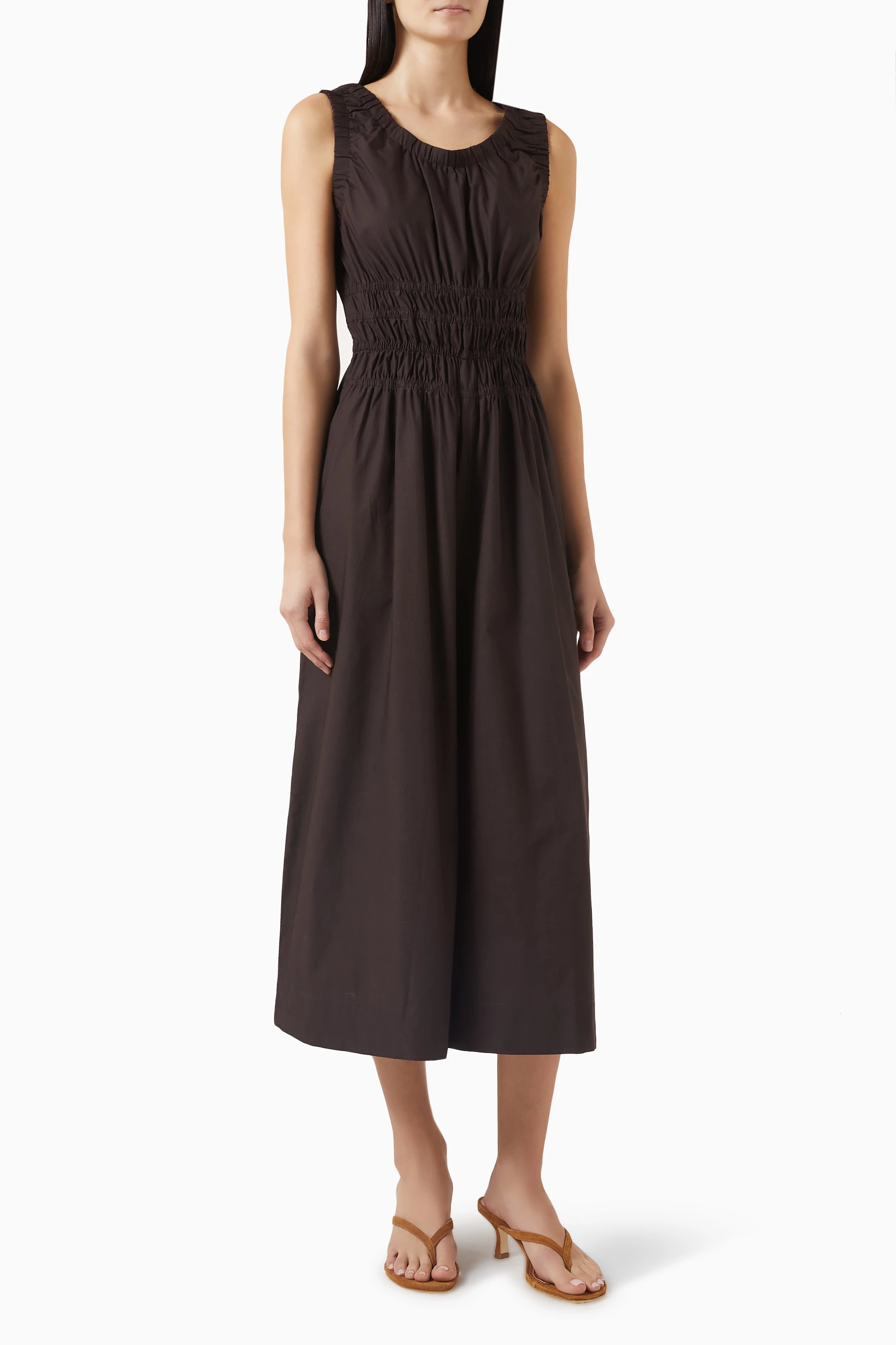blue strapless dress midi ENDLESSLY CHARMING STRAPLESS NAVY MIDI DRESS