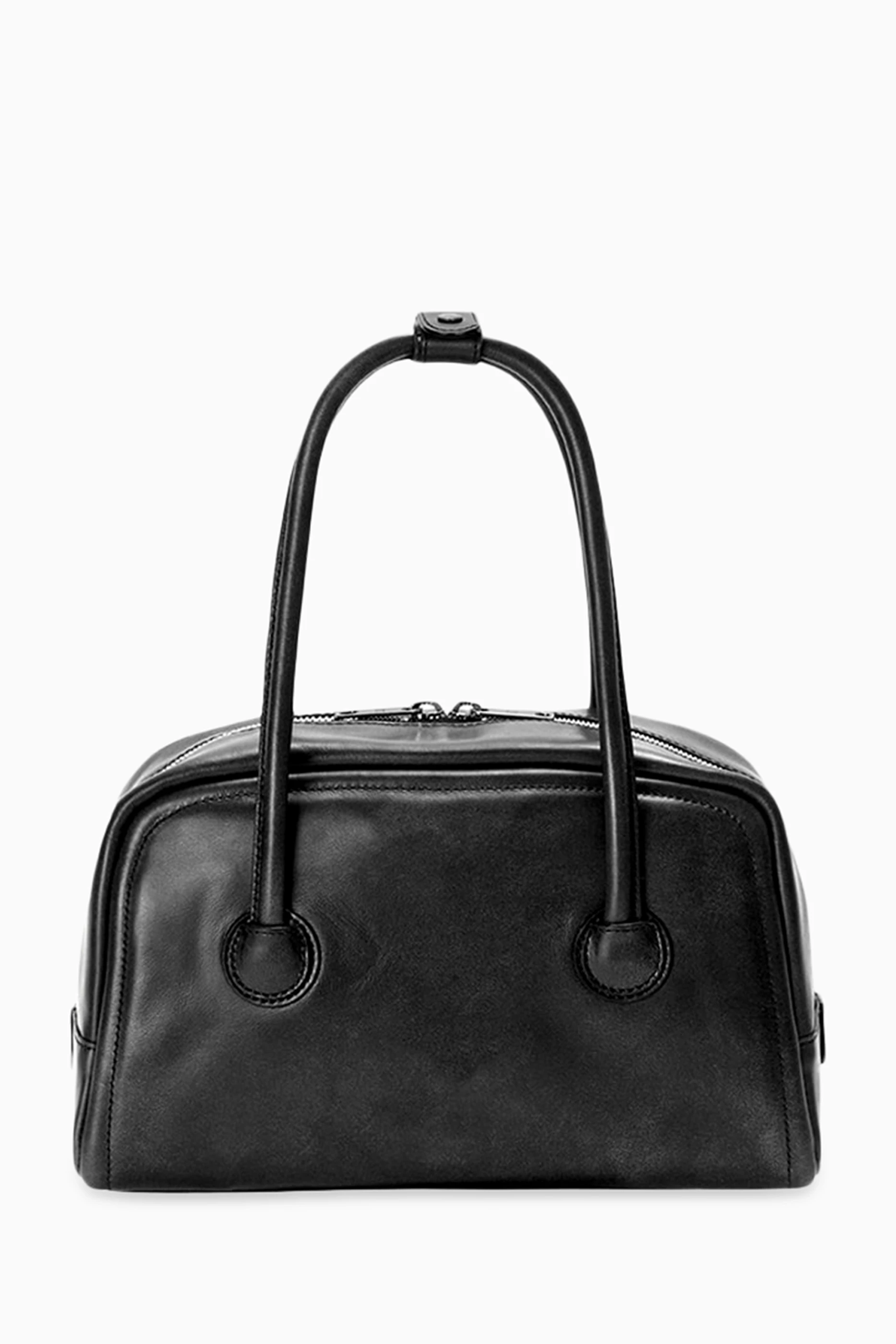 Buy MARGE SHERWOOD Black Soft Tote Bag in Smooth Brushed