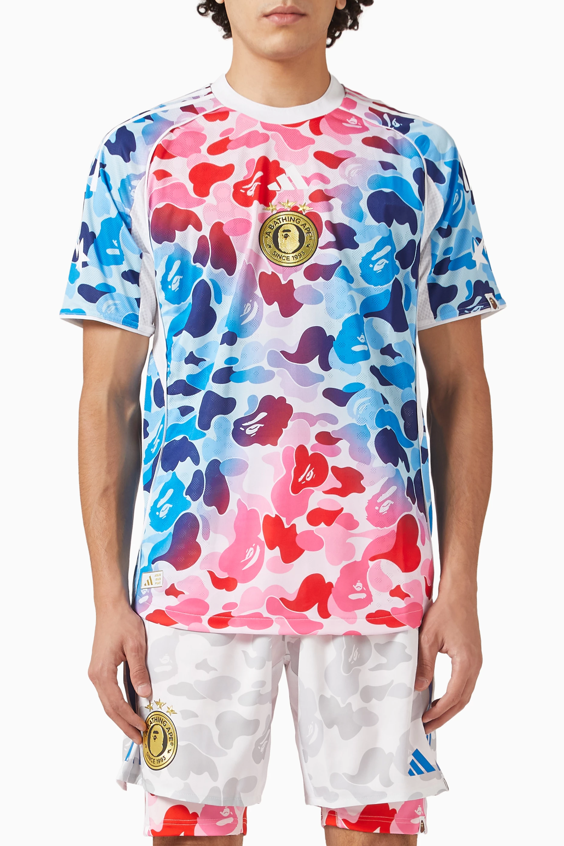 Buy adidas Multicolour x BAPE FB Jersey T-shirt For Men Online