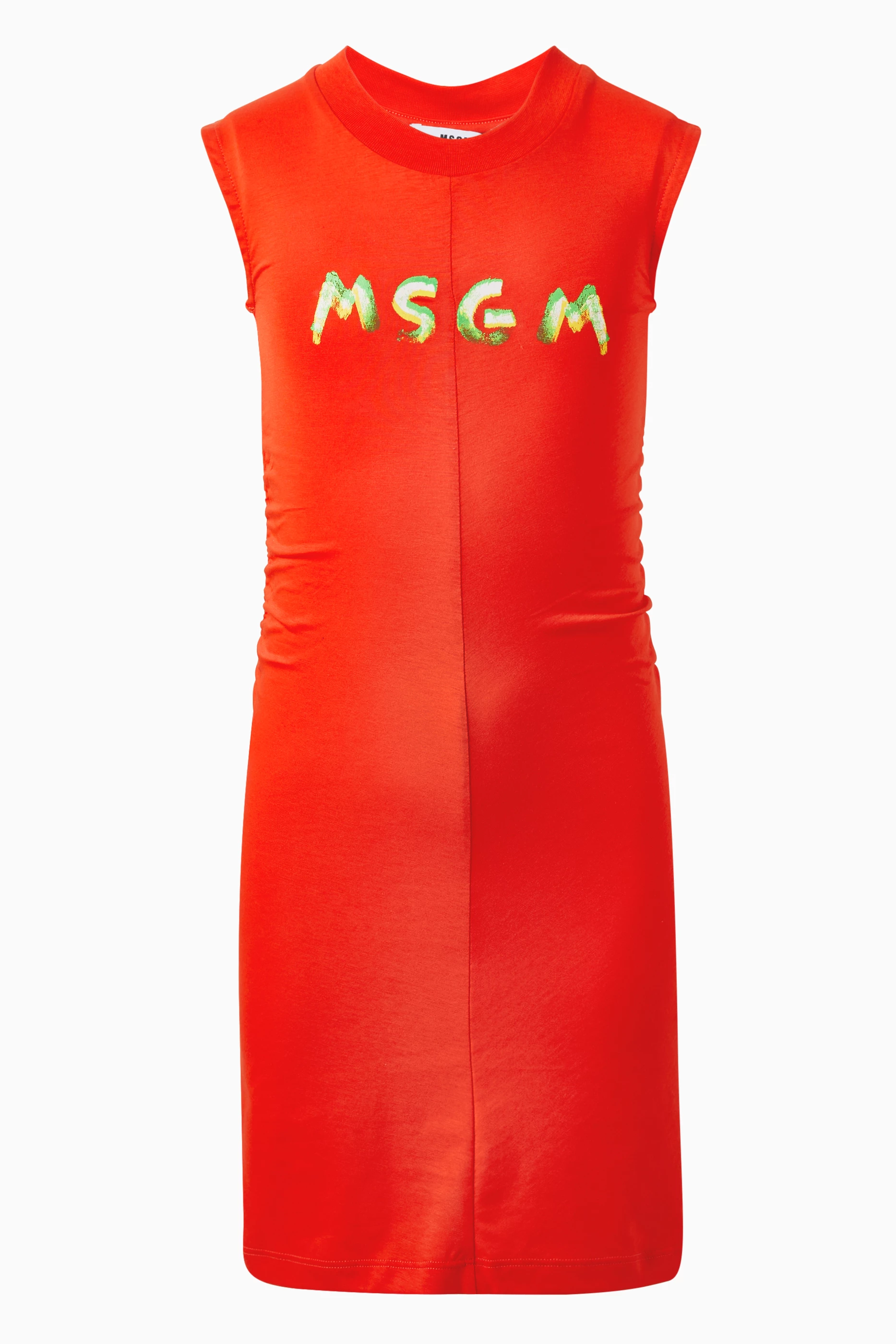 strapless open back dress Red maxi double-layered satin slip dress with V-neck  Serena Silueta