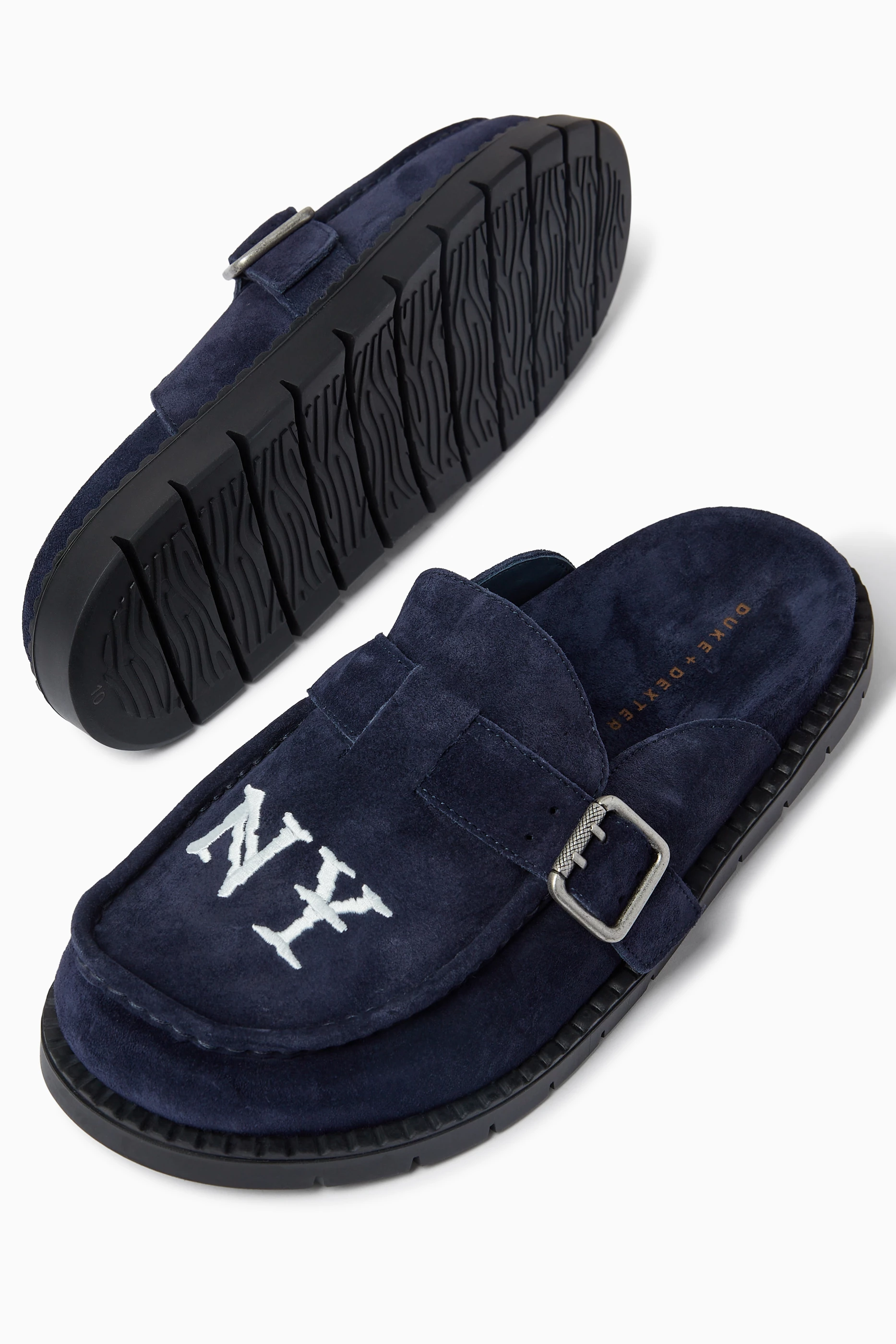 Duke + Dexter Slip-On Shoes - Navy Blue_9 Duke + Dexter Men main image 2