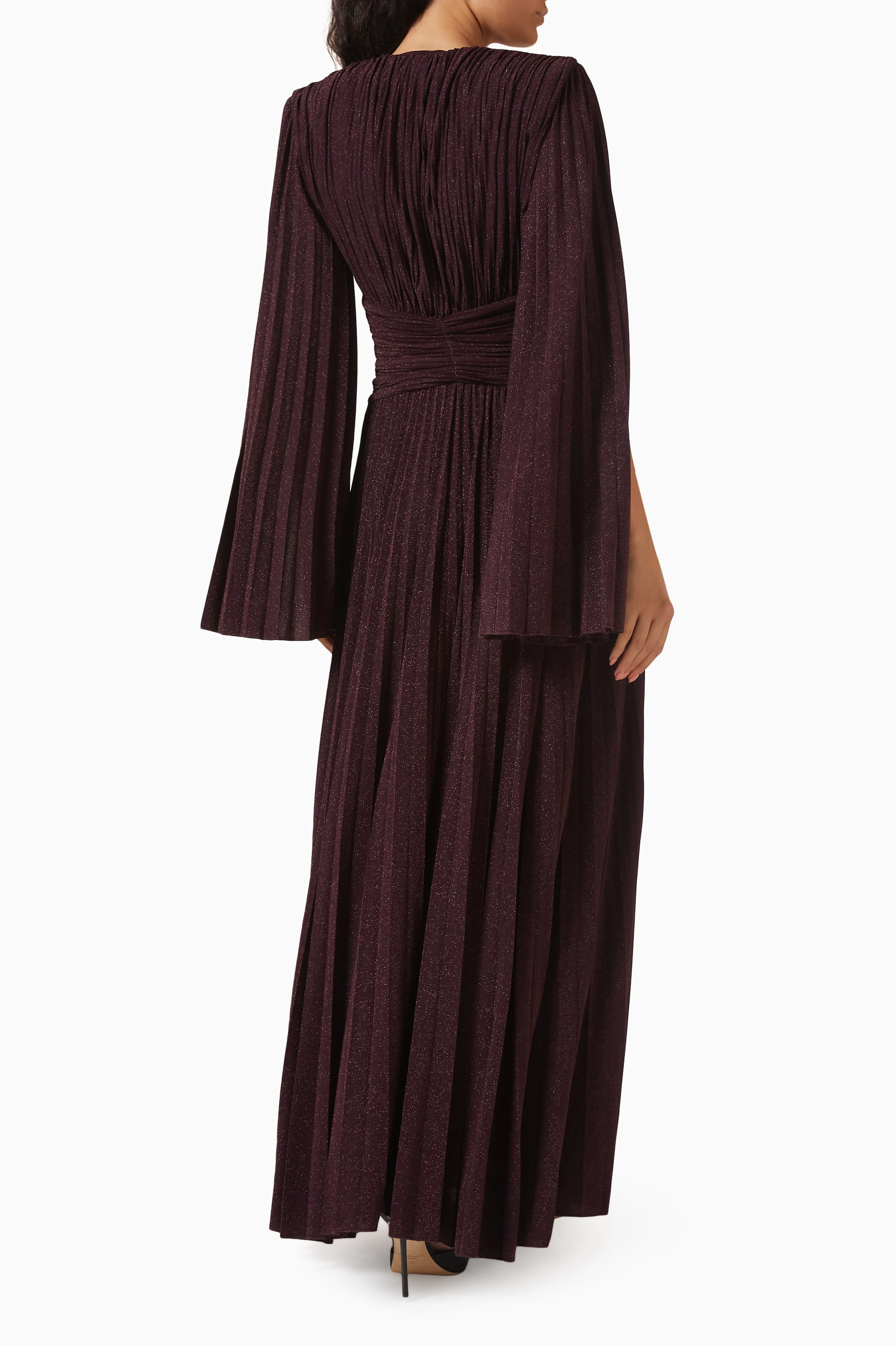 lulus burgundy wrap dress Dash and Dot - BURGUNDY PLEATED SKIRT SET