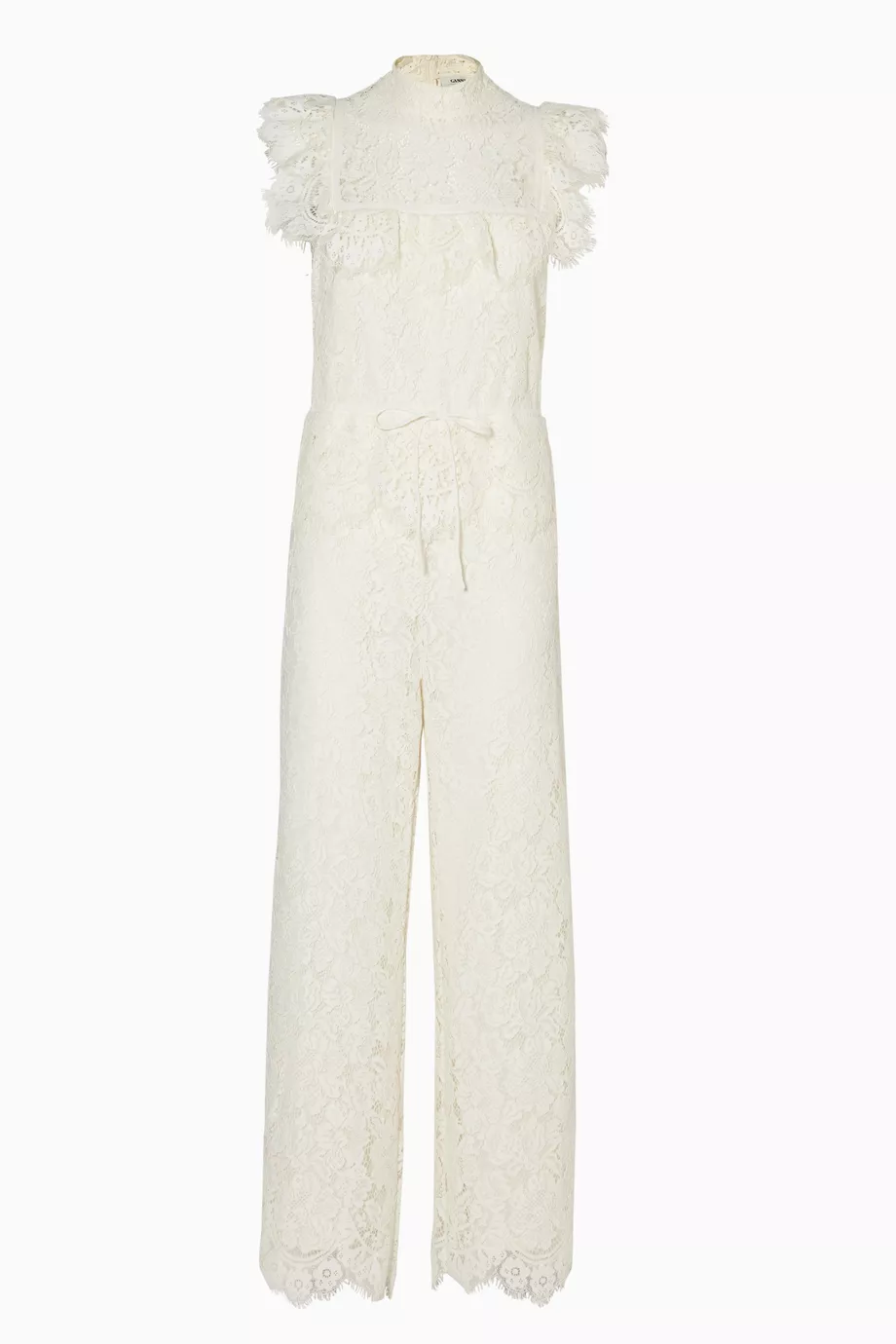 Ganni jerome lace jumpsuit outlet