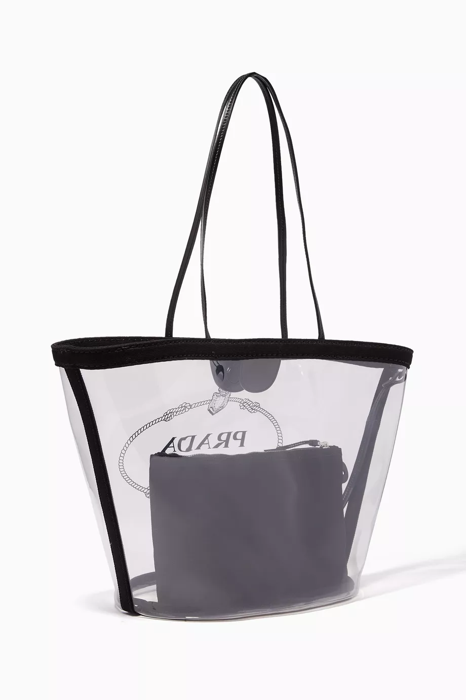 Prada clear hot sale beach bag