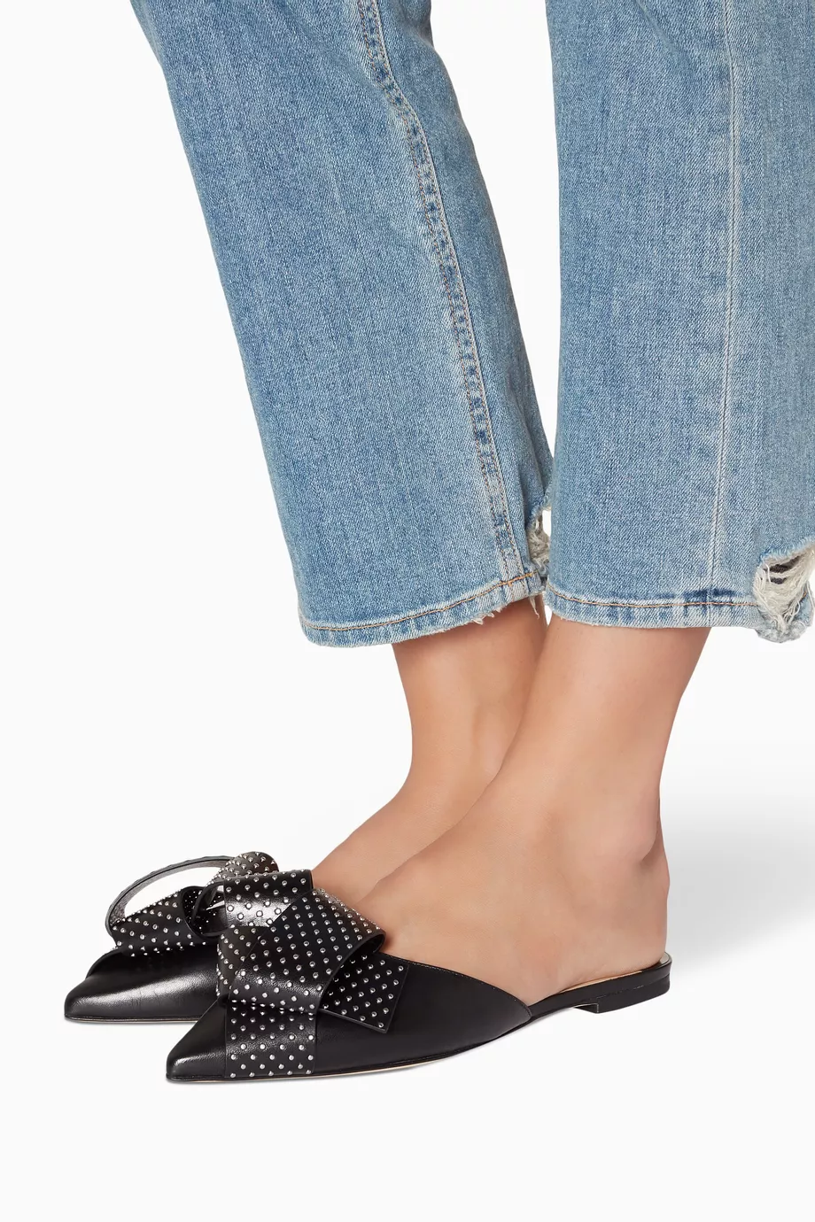 Jimmy choo gretchen flat mules online