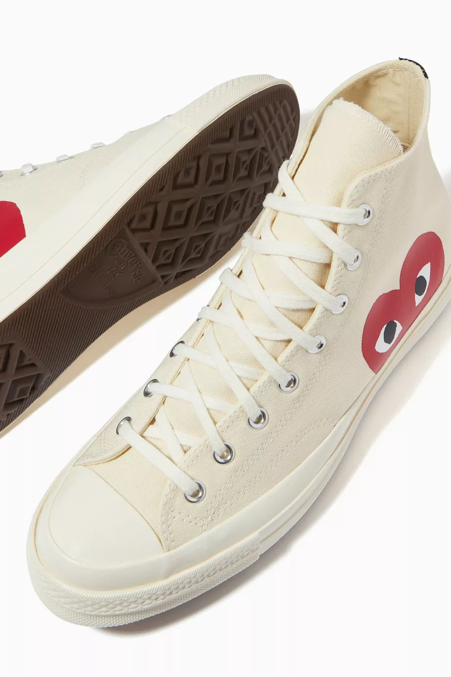 High top converse sale comme des garcons