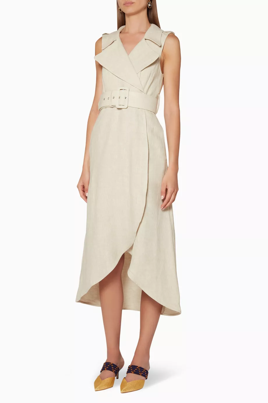 Shona joy atticus linen dress cheap