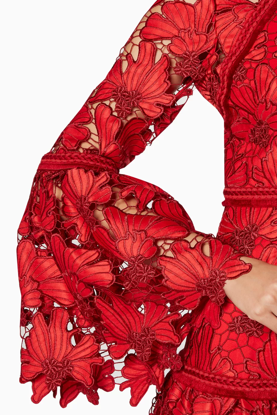 Alexis red cheap lace fransisca dress