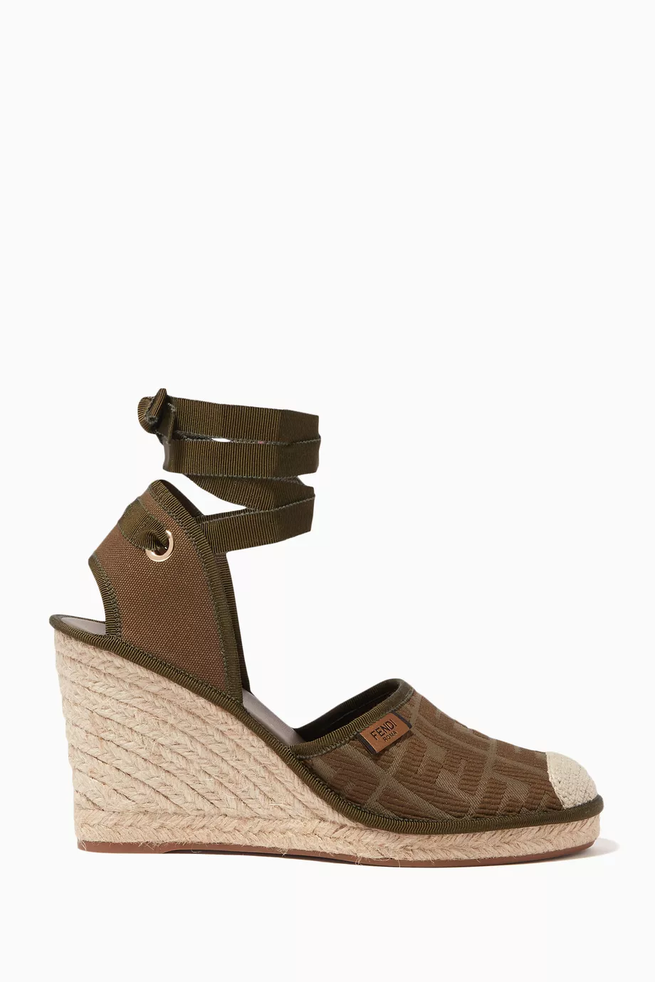 Fendi online espadrilles wedge