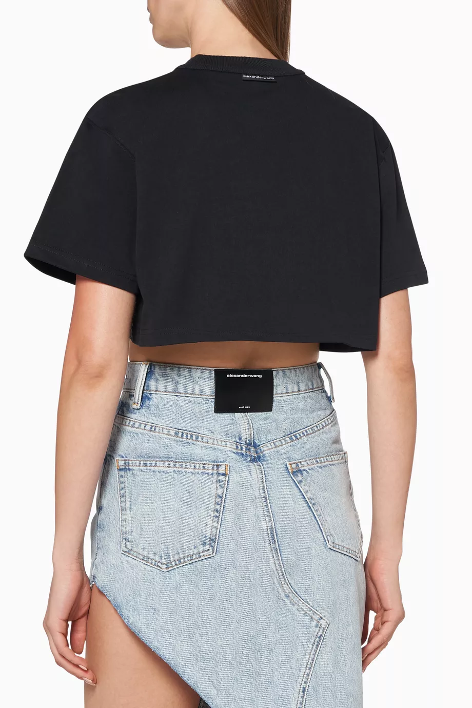 Adidas x Alexander Wang Cutsew Womens Cropped Jersey Shirt Runway  Collection Sm