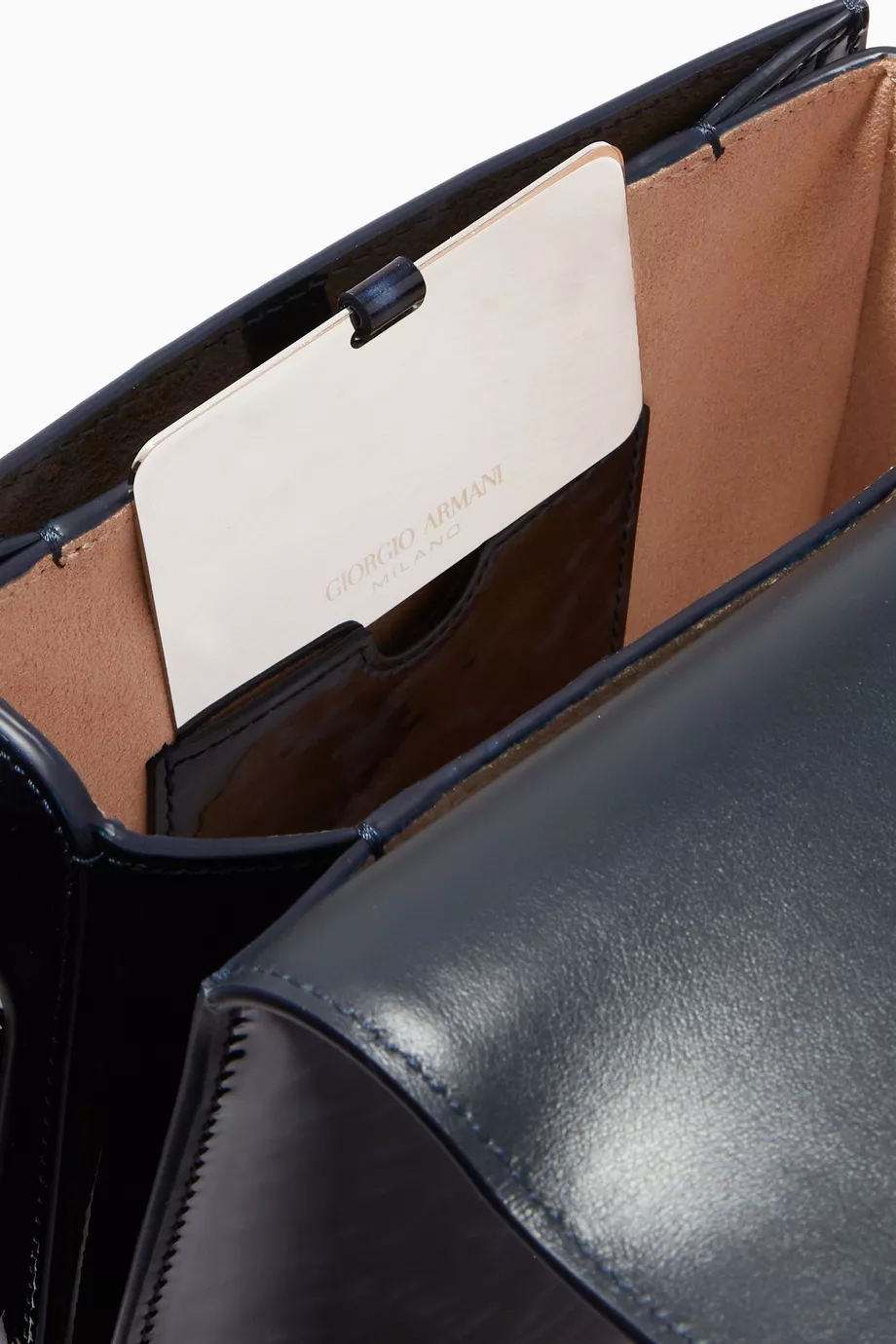 Small la Prima bag in tortoiseshell-design leather