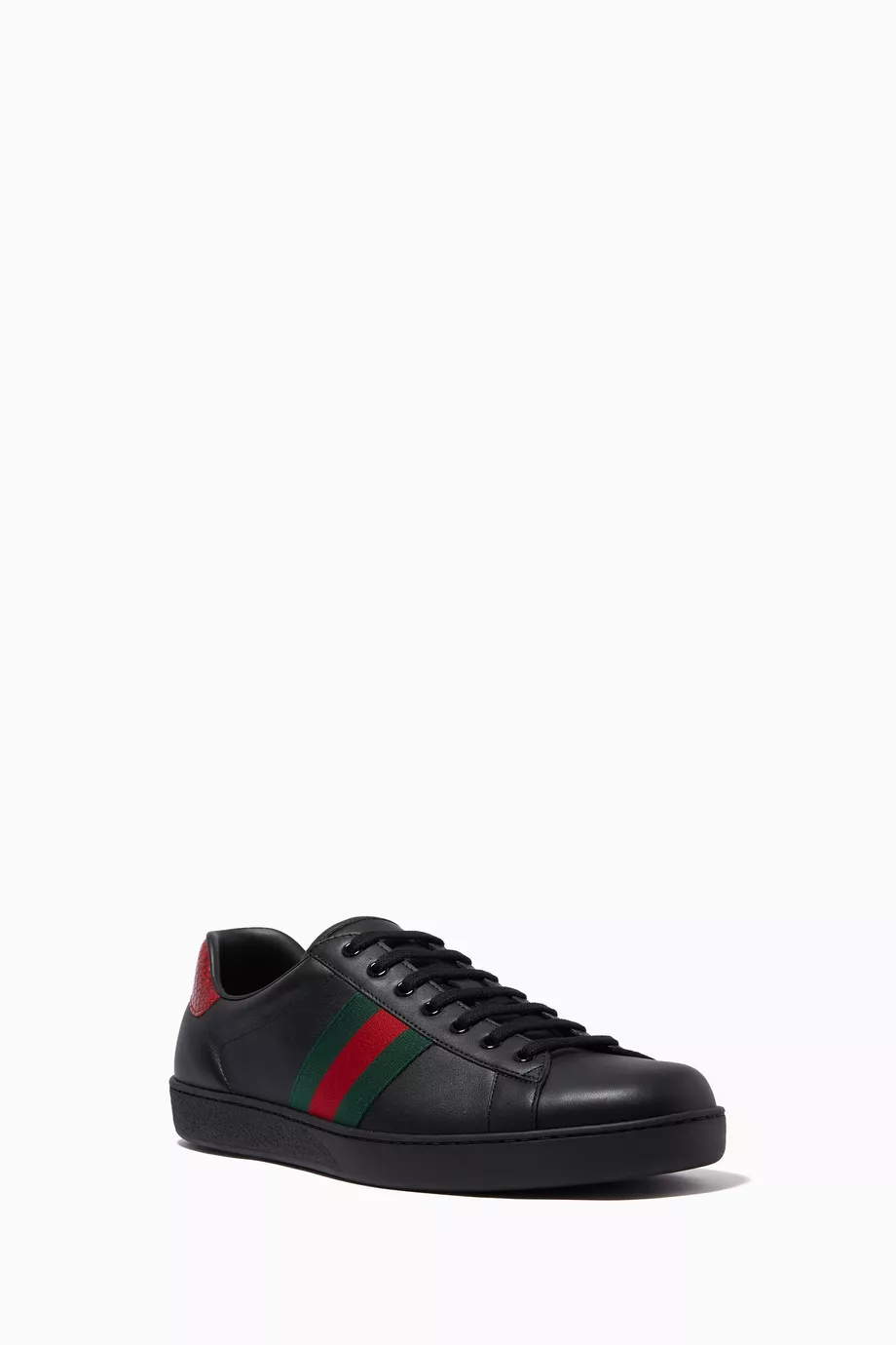 Gucci ace hotsell leather