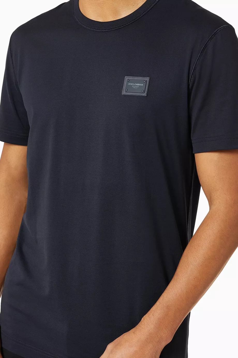 Dolce and gabbana logo plaque t shirt discount
