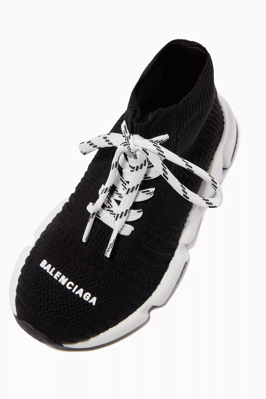 White discount balenciaga laces